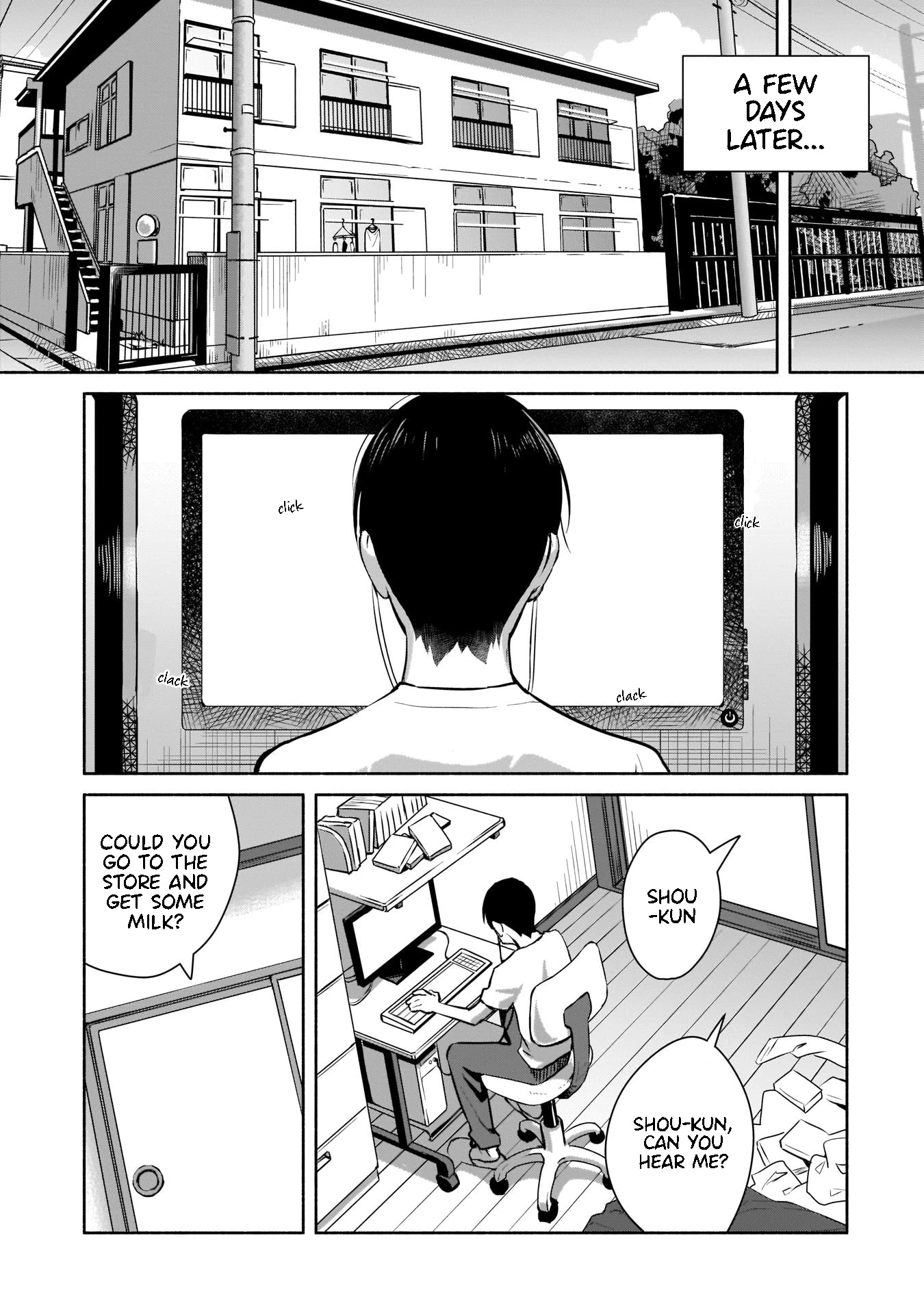 Bocchi no Boku ni Kyousei Kanojo ga Yattekita Chapter 1.1 page 8 - Chapter 1.1: I don't know her aim. <Part 1>