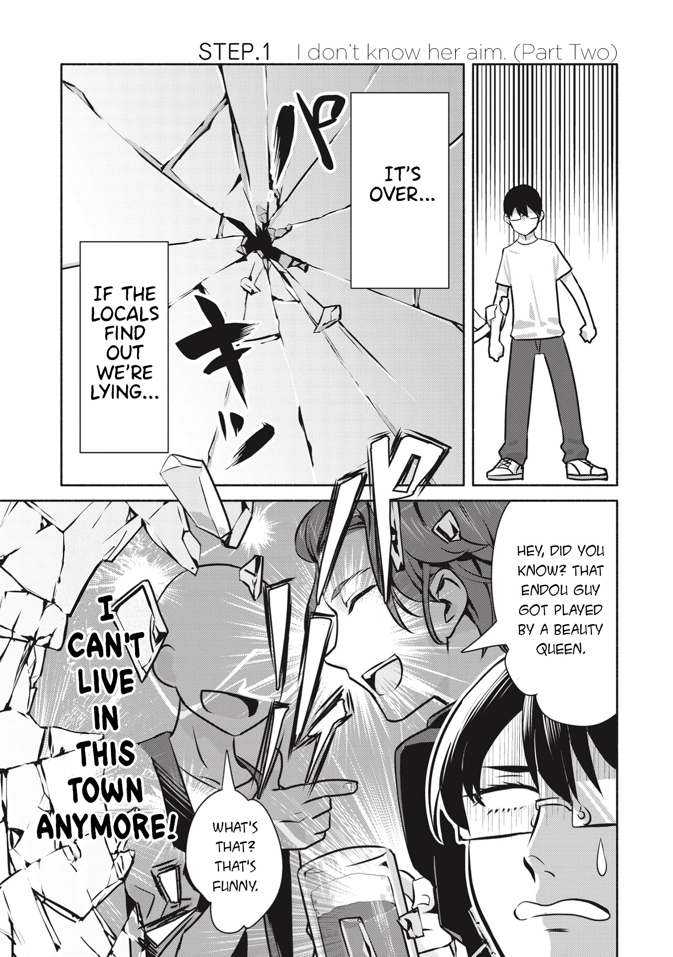 Bocchi no Boku ni Kyousei Kanojo ga Yattekita Chapter 1.2 page 1 - Chapter 1.2: I don't know her aim. <Part 2>