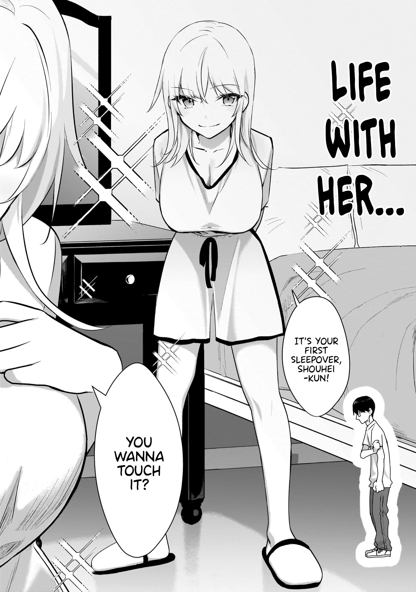 Bocchi no Boku ni Kyousei Kanojo ga Yattekita Chapter 1.2 page 8 - Chapter 1.2: I don't know her aim. <Part 2>