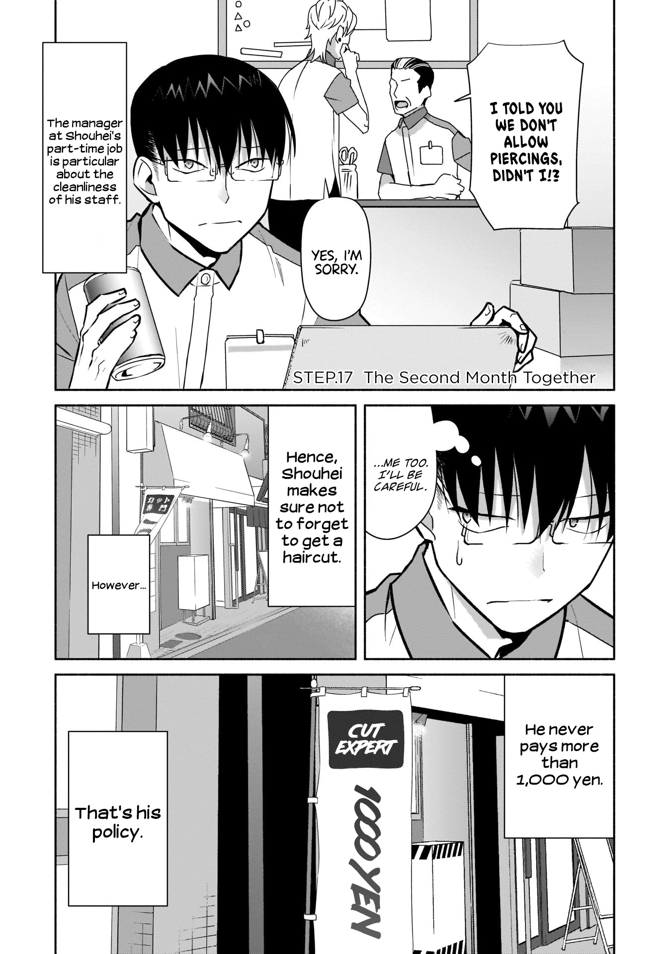 Bocchi no Boku ni Kyousei Kanojo ga Yattekita Chapter 17 page 2 - Chapter 17: The Second Month Together.