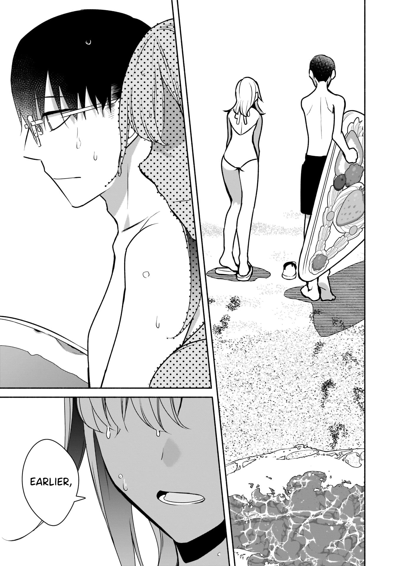Bocchi no Boku ni Kyousei Kanojo ga Yattekita Chapter 21 page 10 - Chapter 21: The sea is risky for these two!