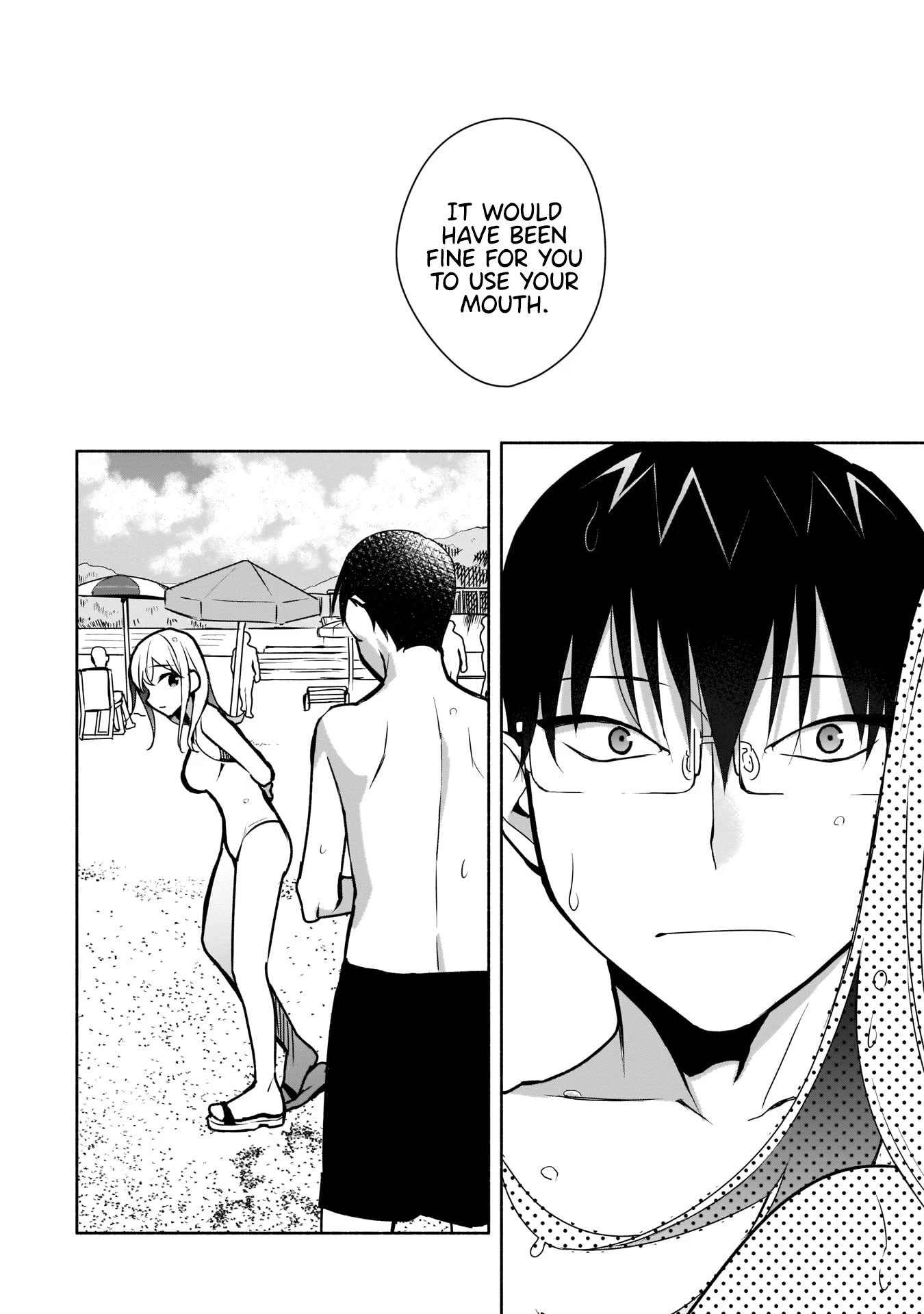 Bocchi no Boku ni Kyousei Kanojo ga Yattekita Chapter 21 page 11 - Chapter 21: The sea is risky for these two!