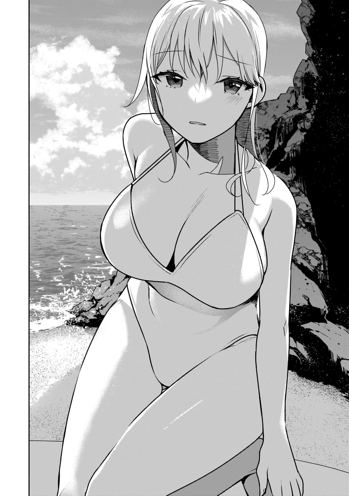 Bocchi no Boku ni Kyousei Kanojo ga Yattekita Chapter 21 page 15 - Chapter 21: The sea is risky for these two!
