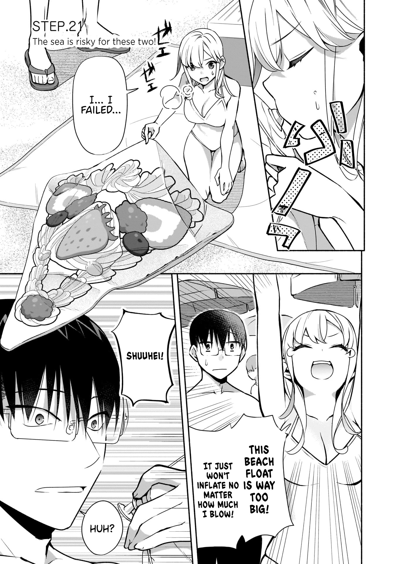 Bocchi no Boku ni Kyousei Kanojo ga Yattekita Chapter 21 page 2 - Chapter 21: The sea is risky for these two!