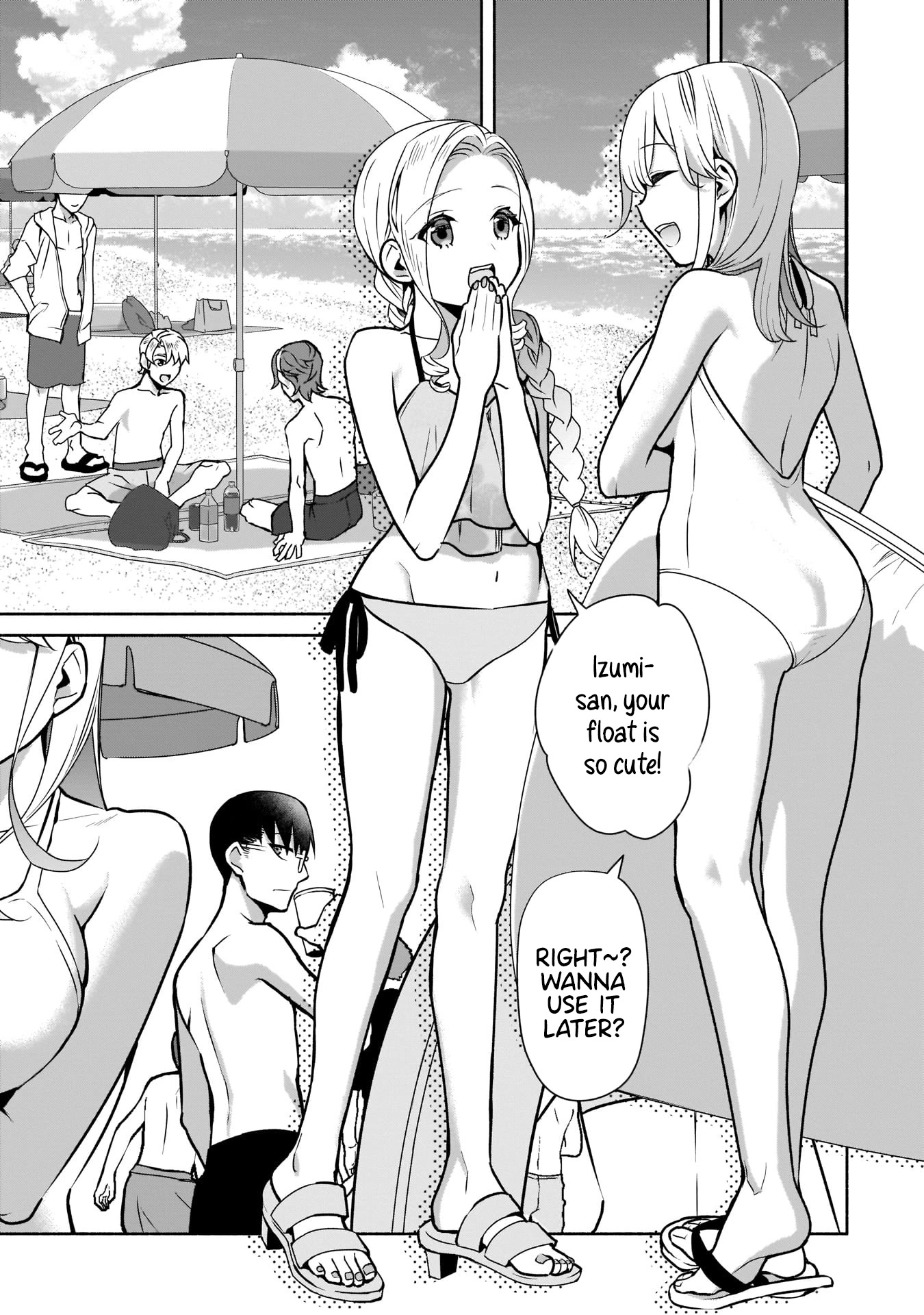 Bocchi no Boku ni Kyousei Kanojo ga Yattekita Chapter 21 page 20 - Chapter 21: The sea is risky for these two!