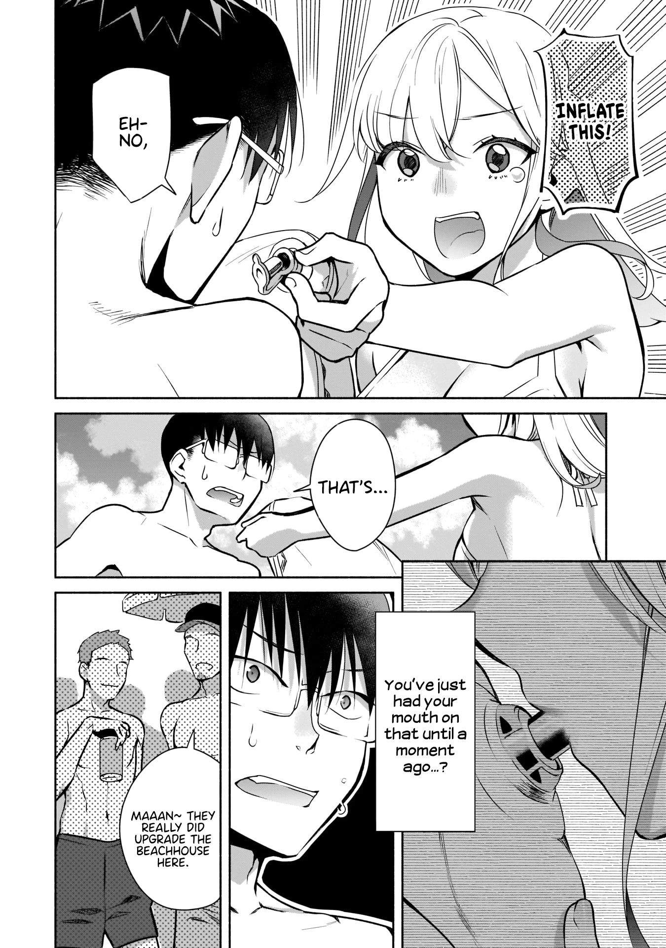 Bocchi no Boku ni Kyousei Kanojo ga Yattekita Chapter 21 page 3 - Chapter 21: The sea is risky for these two!