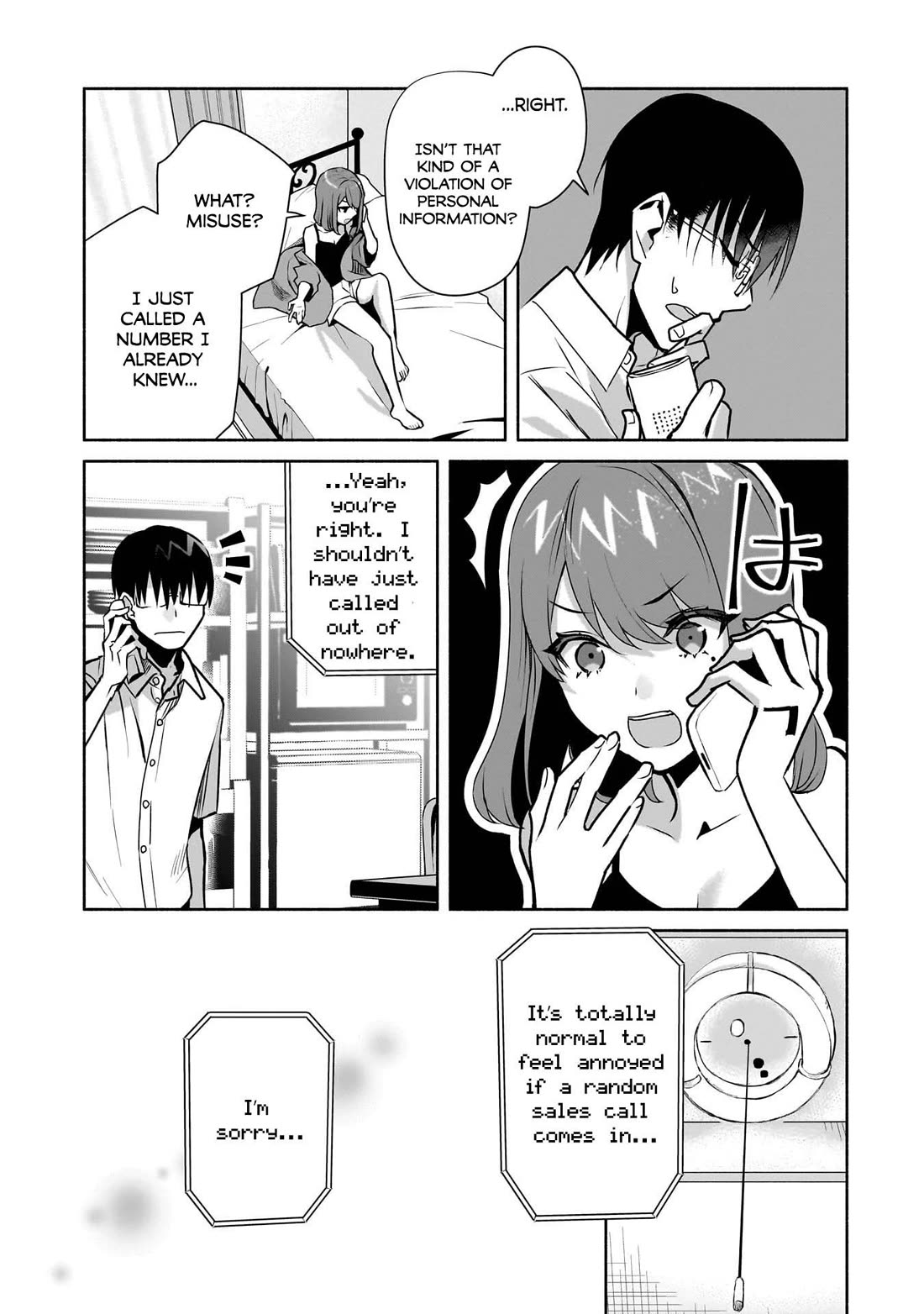 Bocchi no Boku ni Kyousei Kanojo ga Yattekita Chapter 26 page 8 - Chapter 26: Your Personal Information Isn't Protected