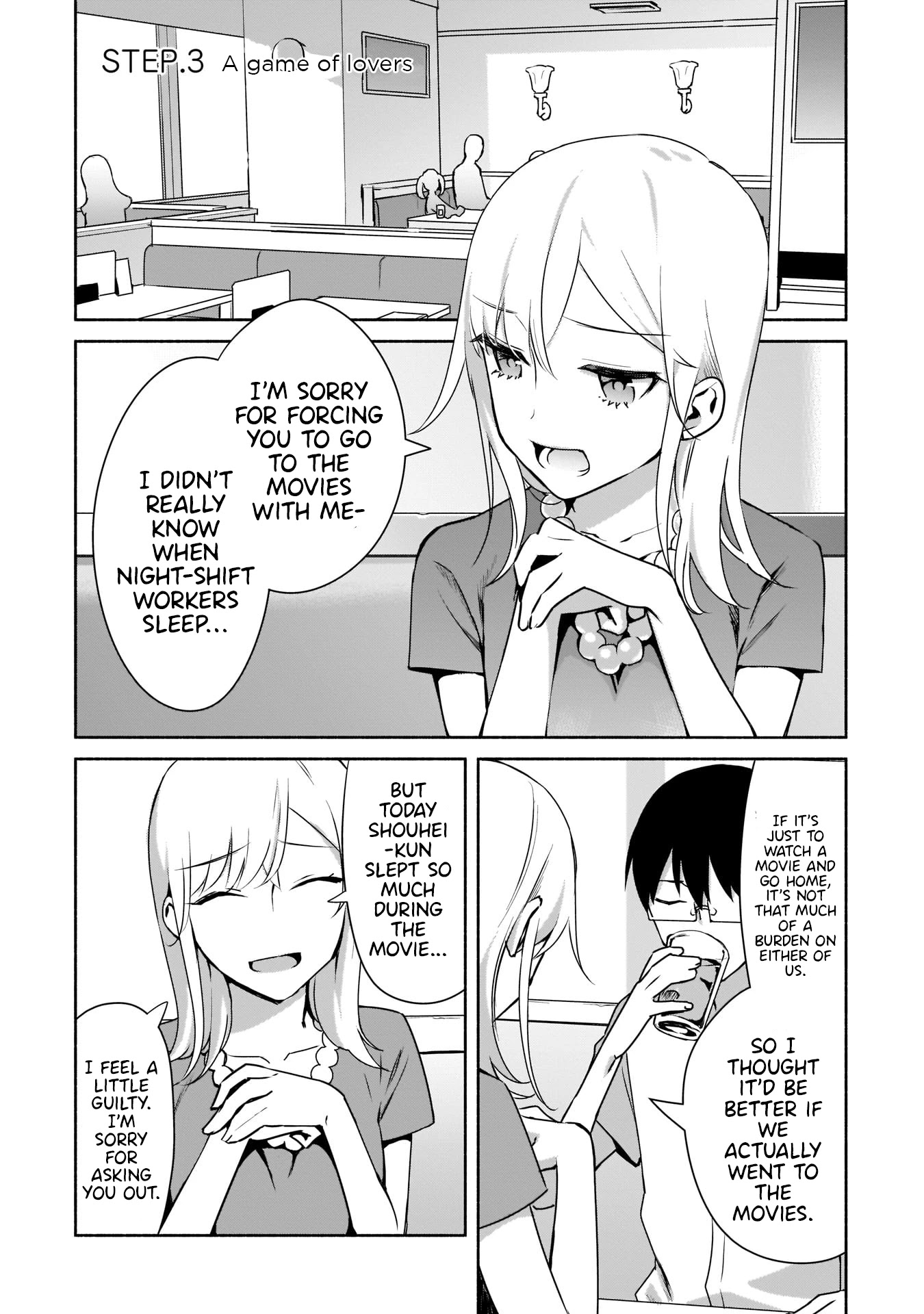 Bocchi no Boku ni Kyousei Kanojo ga Yattekita Chapter 3 page 1 - Chapter 3: A game of lovers