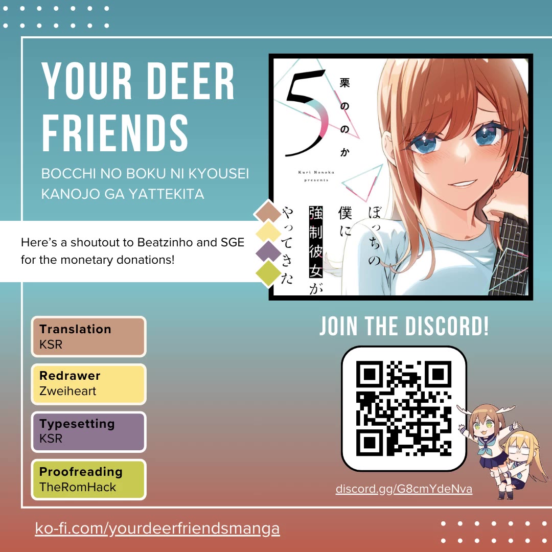 Bocchi no Boku ni Kyousei Kanojo ga Yattekita Chapter 32 page 1 - Chapter 32: The Goal I Set