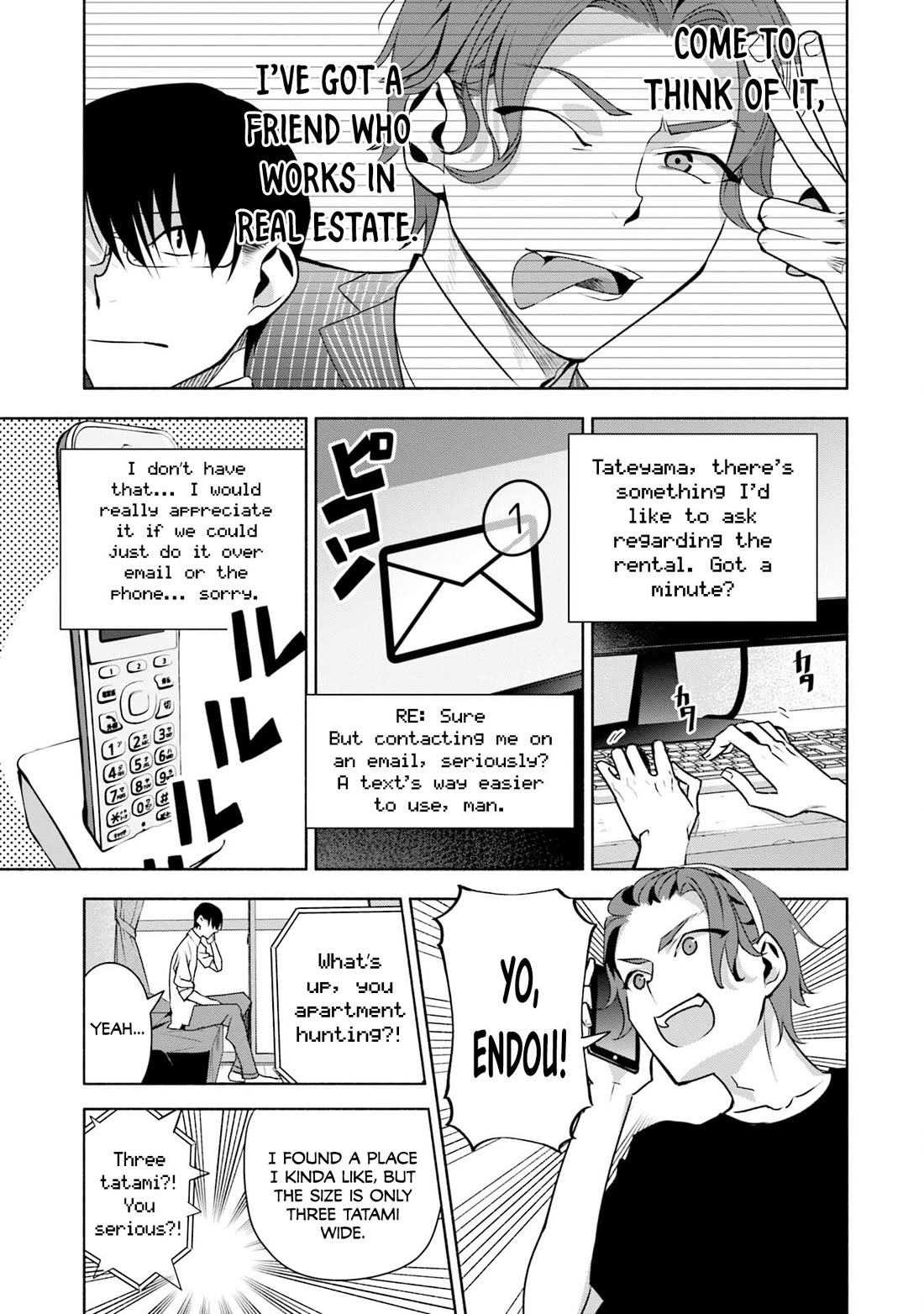 Bocchi no Boku ni Kyousei Kanojo ga Yattekita Chapter 33 page 4 - Chapter 33: How to Live on your Own
