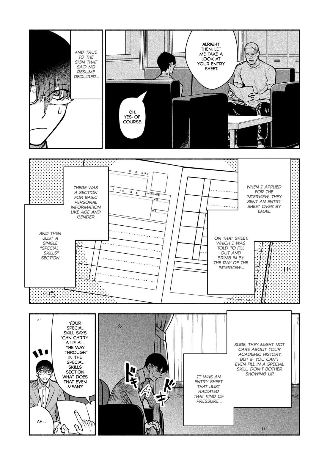 Bocchi no Boku ni Kyousei Kanojo ga Yattekita Chapter 38 page 12 - Chapter 38: Why Is It That "No Academic Background" Is Required Here?