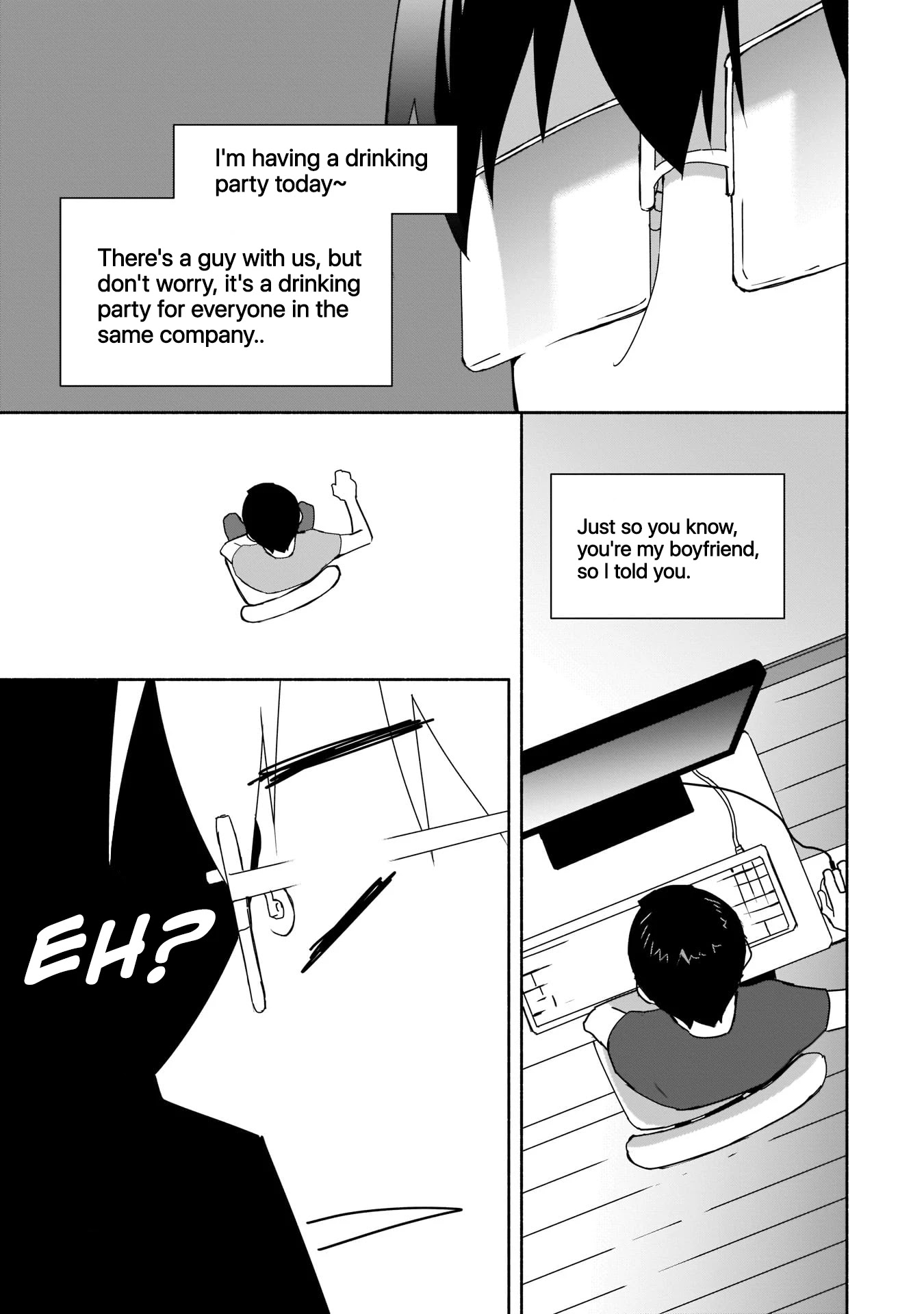 Bocchi no Boku ni Kyousei Kanojo ga Yattekita Chapter 4 page 12 - Chapter 4: Her emails make no sense