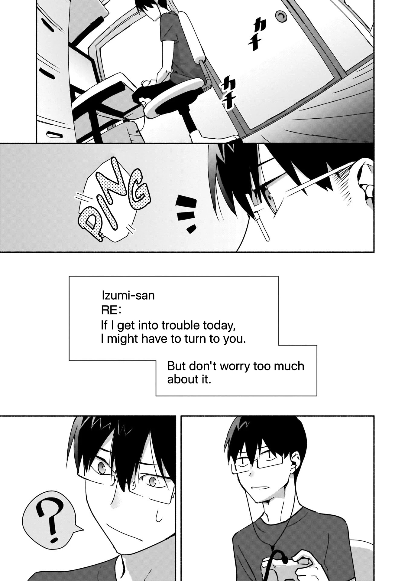 Bocchi no Boku ni Kyousei Kanojo ga Yattekita Chapter 4 page 14 - Chapter 4: Her emails make no sense