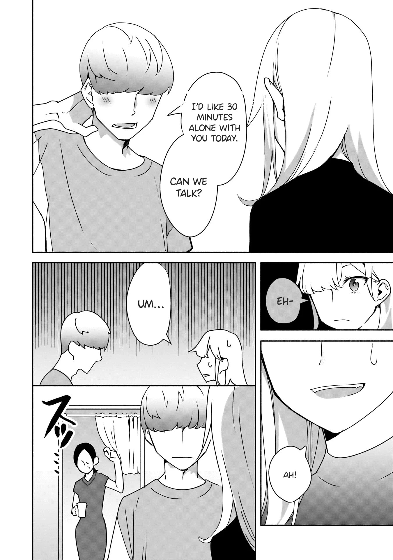 Bocchi no Boku ni Kyousei Kanojo ga Yattekita Chapter 4 page 5 - Chapter 4: Her emails make no sense