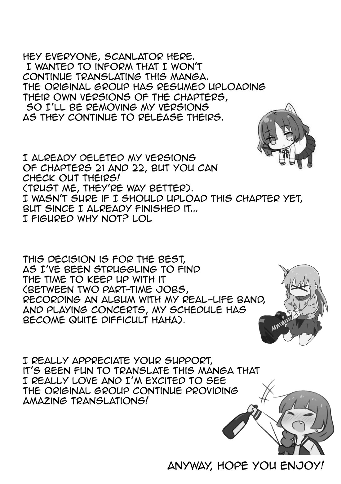 Bocchi the Rock! Side Story: Hiroi Kikuri's Heavy Drinking Diary Chapter 25 page 21 - Chapter 25