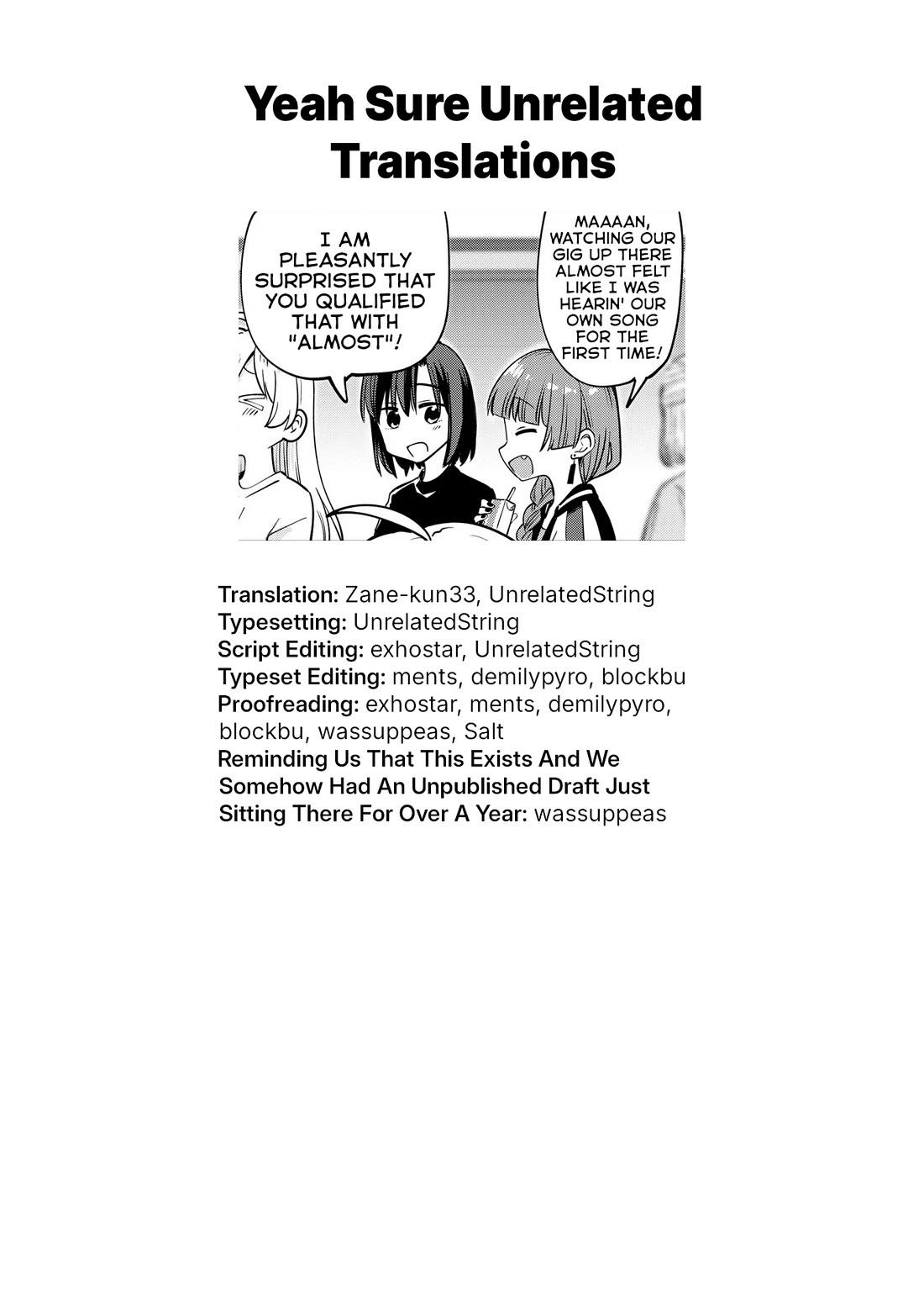 Bocchi the Rock! Side Story: Hiroi Kikuri's Heavy Drinking Diary Chapter 27.9 page 2 - Chapter 27.9: Special #7
