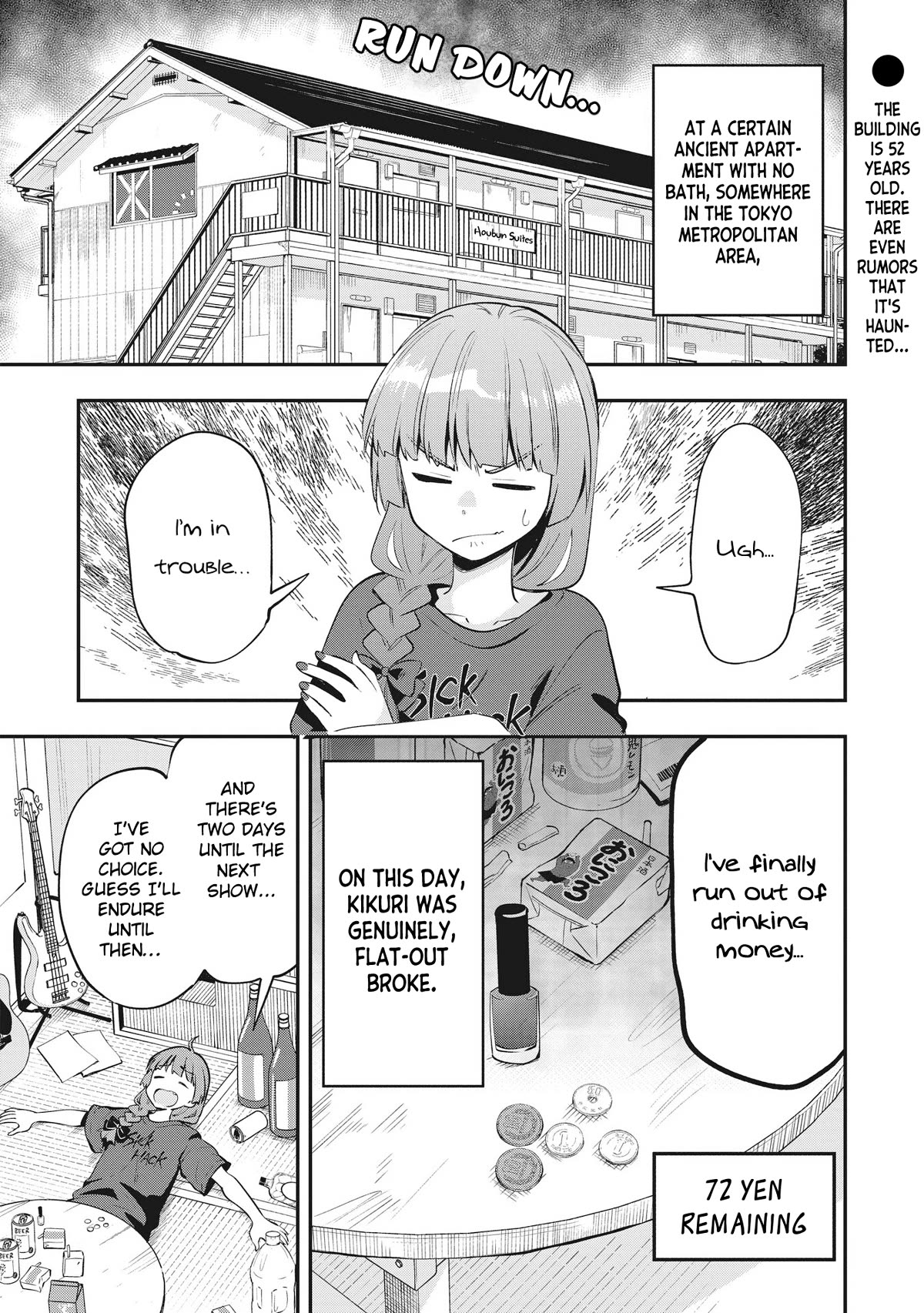 Bocchi the Rock! Side Story: Hiroi Kikuri's Heavy Drinking Diary Chapter 3 page 1 - Chapter 3