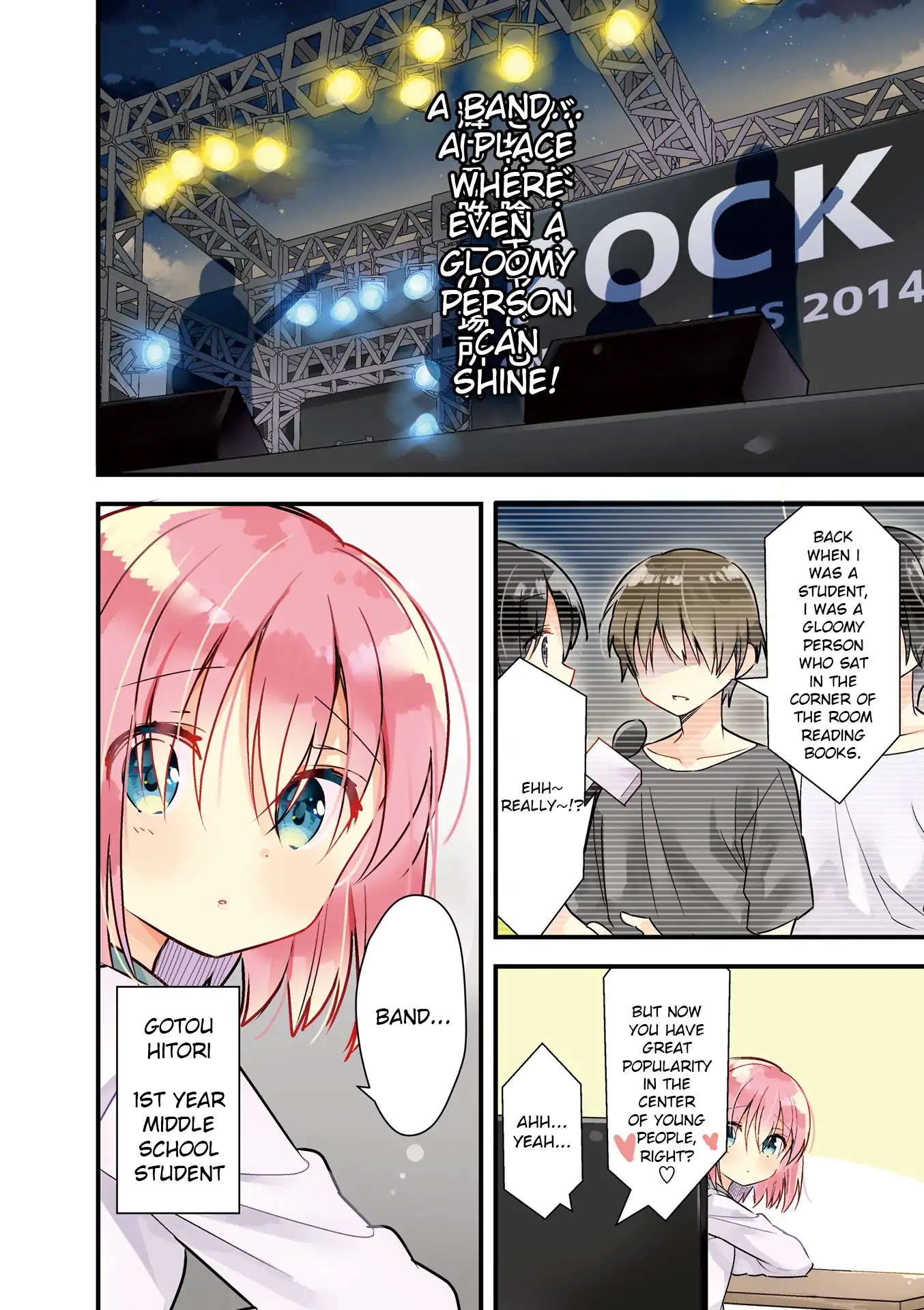Bocchi the Rock! Chapter 0 page 4 - Chapter 0
