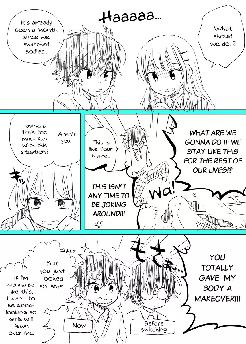 Body Swapped Fraternal Twins Chapter 0 page 3 - Chapter 0: Oneshot