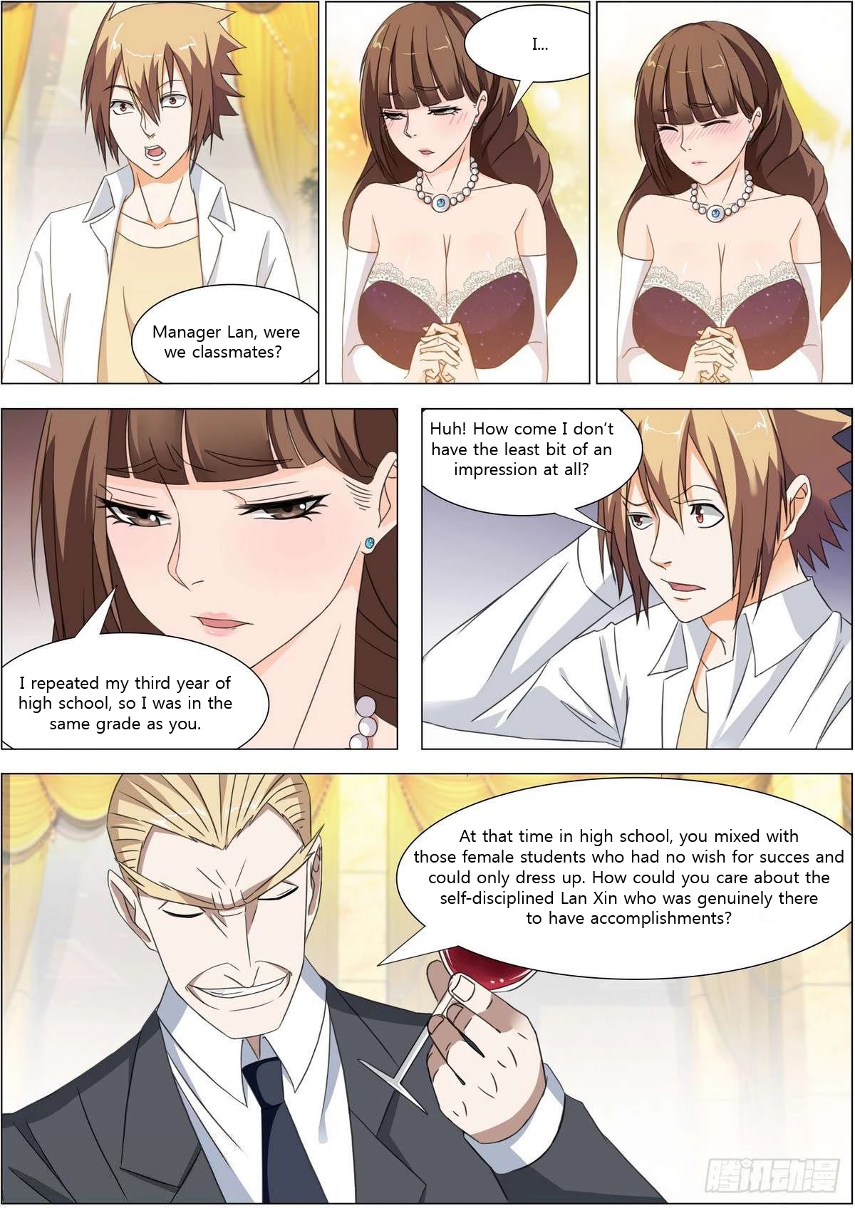 Bodyguard of the Goddess Chapter 12 page 4 - Chapter 12: You don't deserve to eat with her