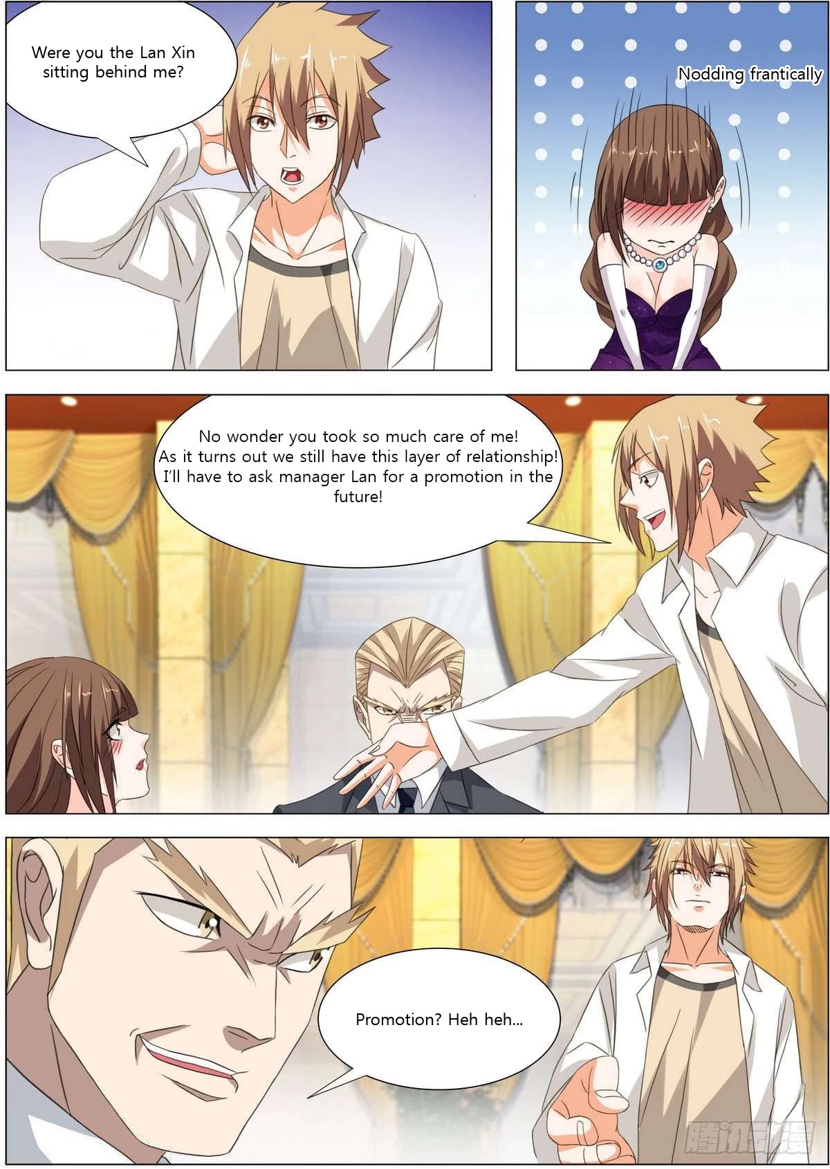 Bodyguard of the Goddess Chapter 12 page 6 - Chapter 12: You don't deserve to eat with her