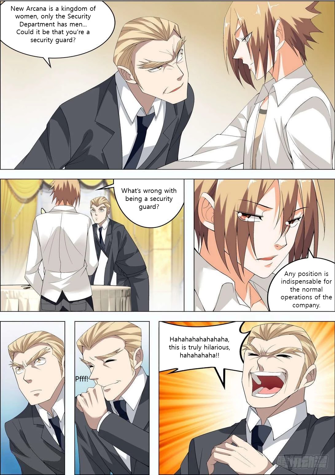 Bodyguard of the Goddess Chapter 12 page 7 - Chapter 12: You don't deserve to eat with her