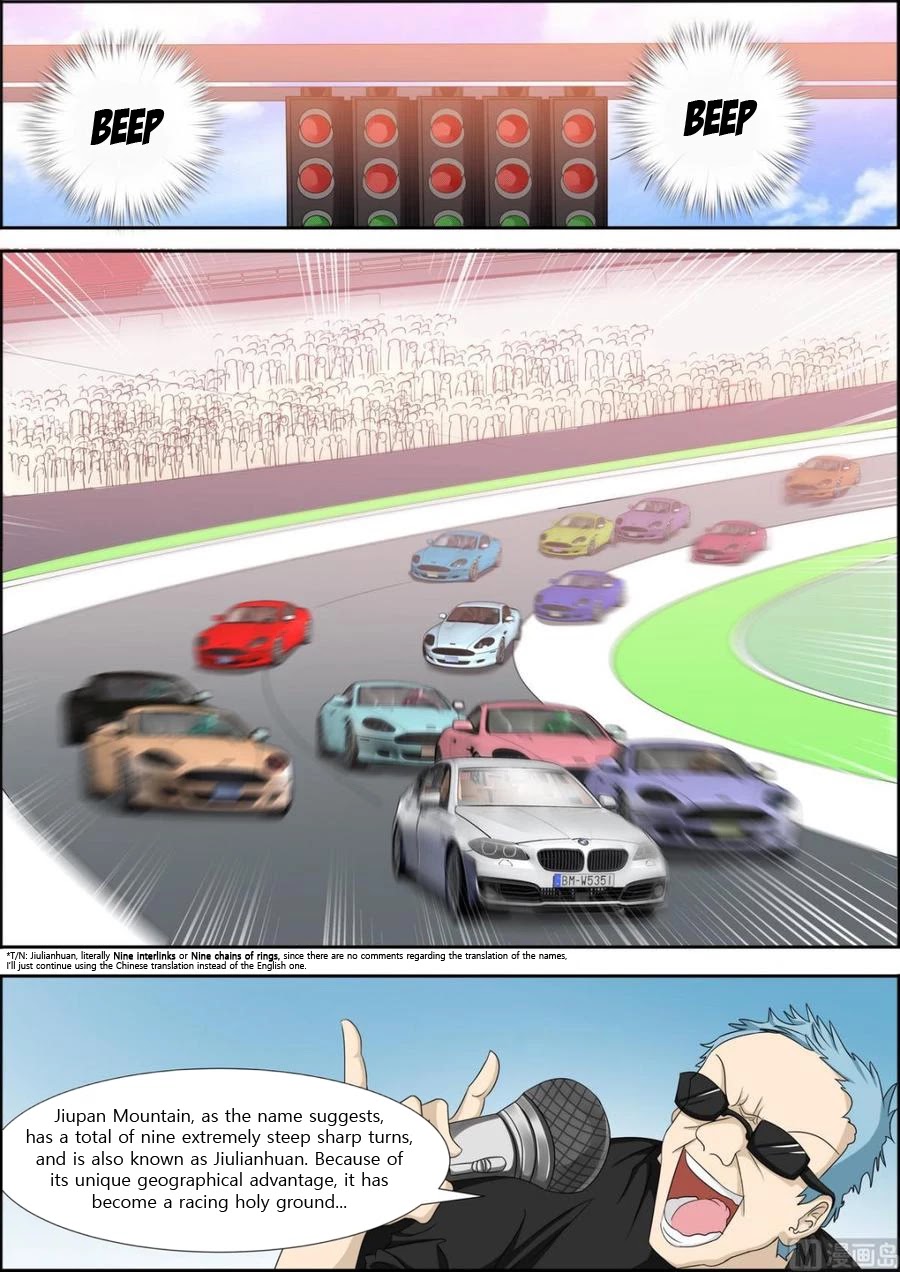 Bodyguard of the Goddess Chapter 28 page 1 - Chapter 28: Car racing