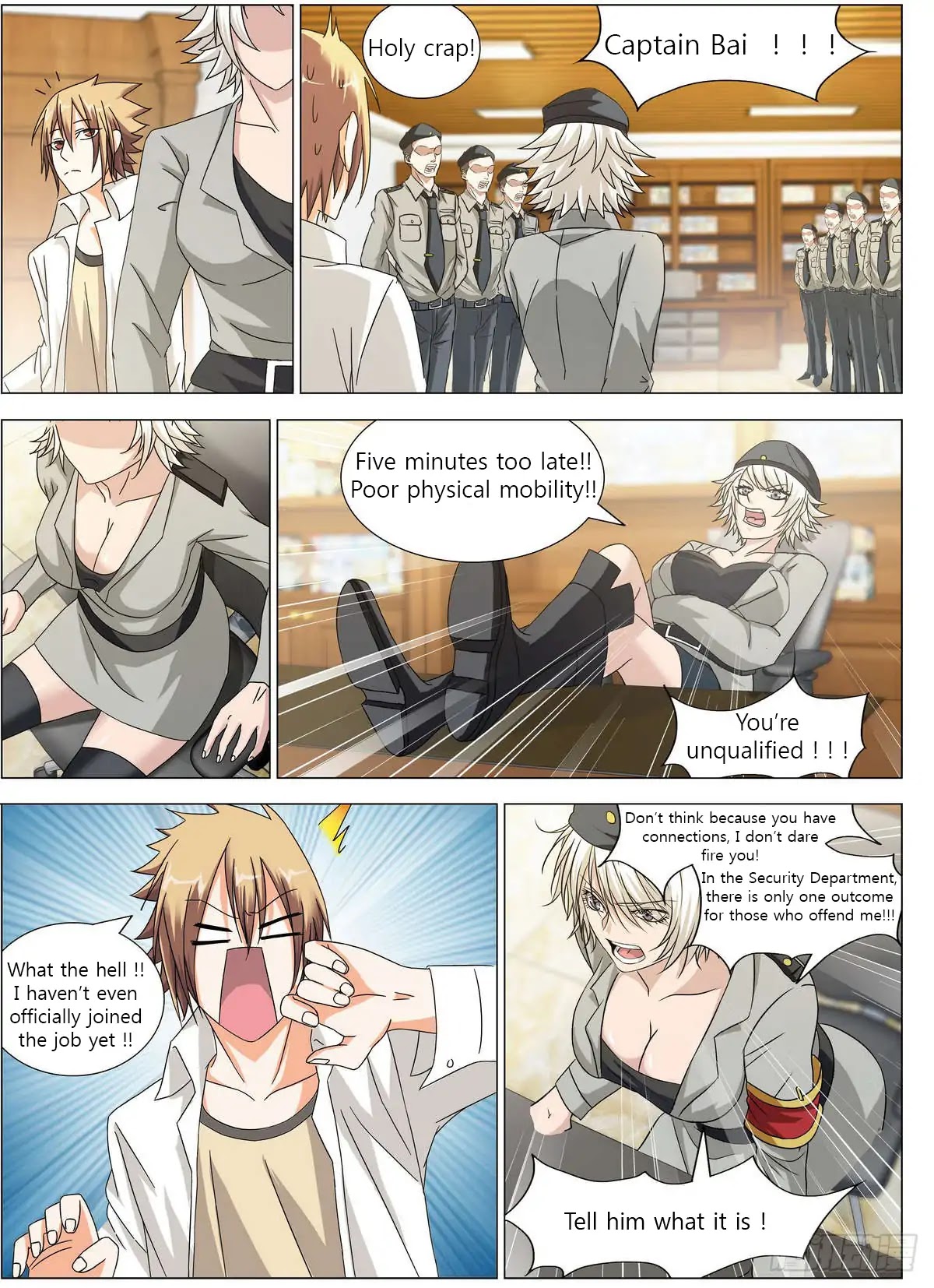 Bodyguard of the Goddess Chapter 3 page 3 - Chapter 3: Offending captain Bai