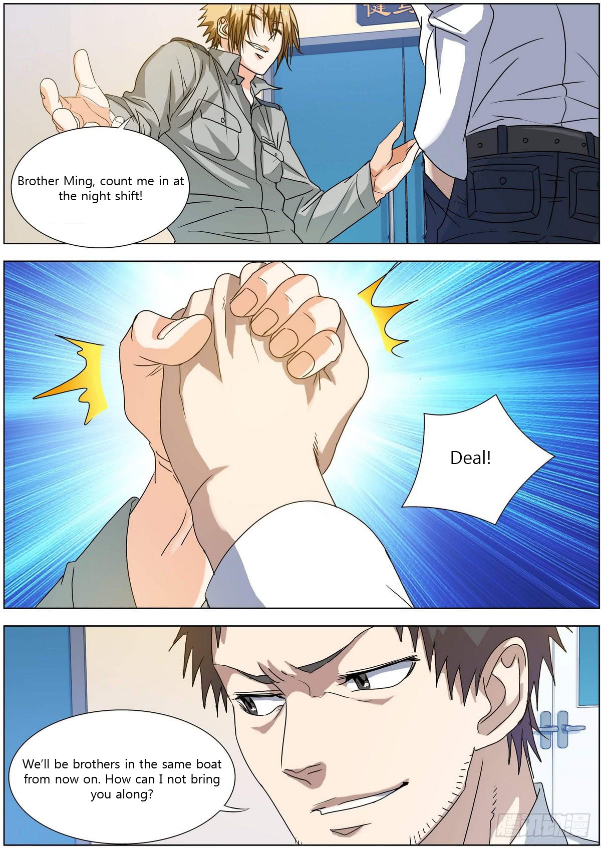 Bodyguard of the Goddess Chapter 6 page 10 - Chapter 6: Sorry, I don't hit women