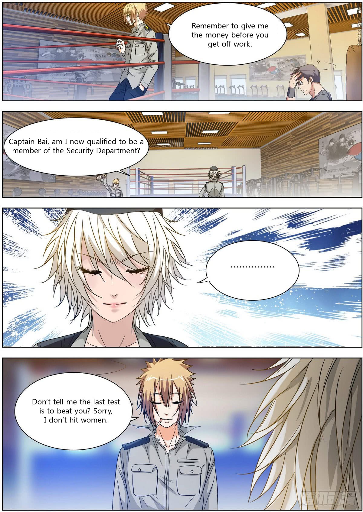 Bodyguard of the Goddess Chapter 6 page 3 - Chapter 6: Sorry, I don't hit women