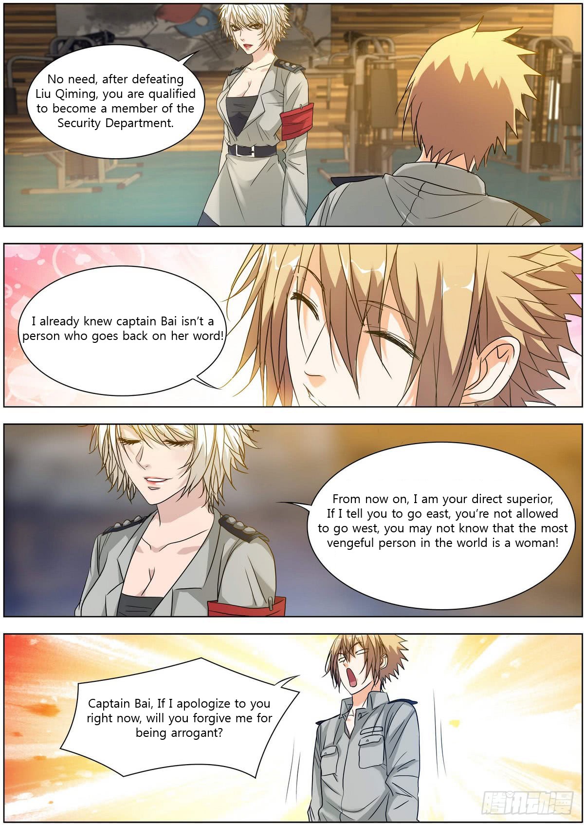 Bodyguard of the Goddess Chapter 6 page 4 - Chapter 6: Sorry, I don't hit women