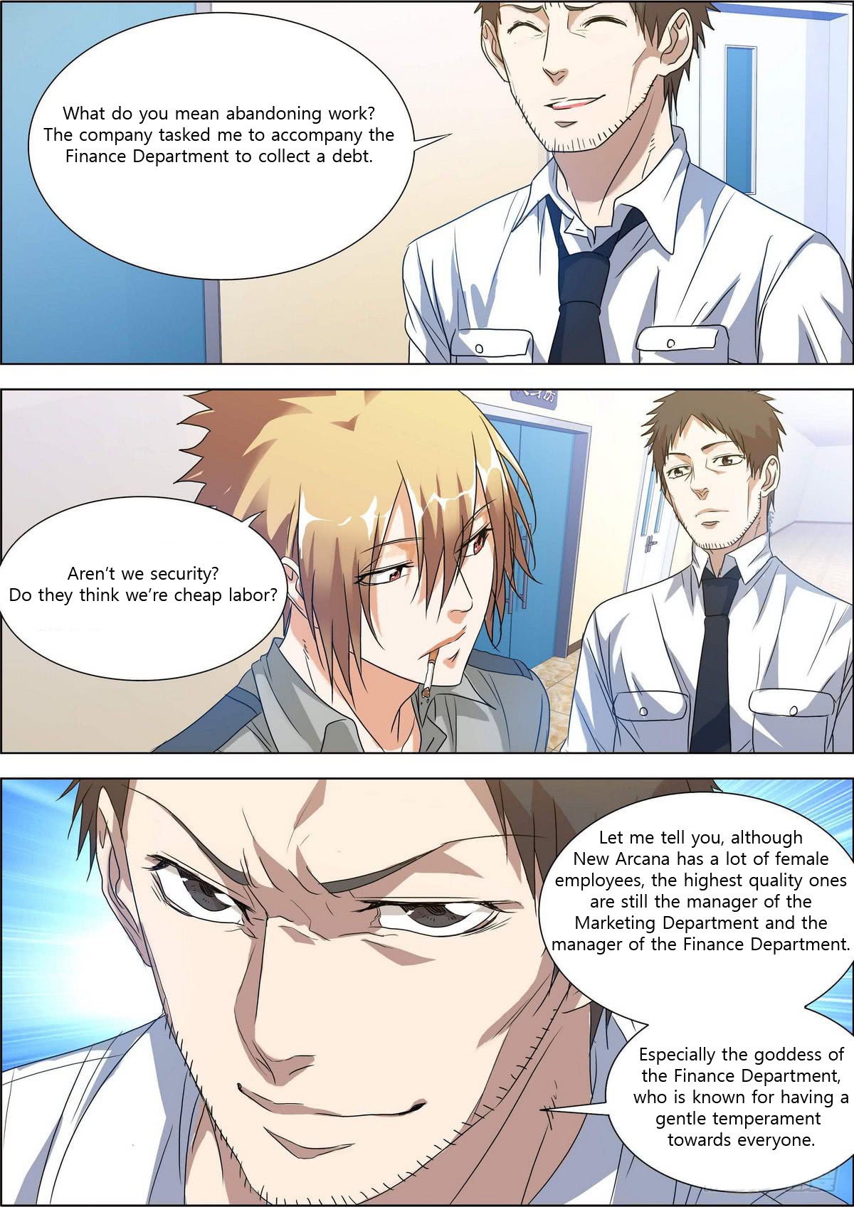 Bodyguard of the Goddess Chapter 6 page 8 - Chapter 6: Sorry, I don't hit women
