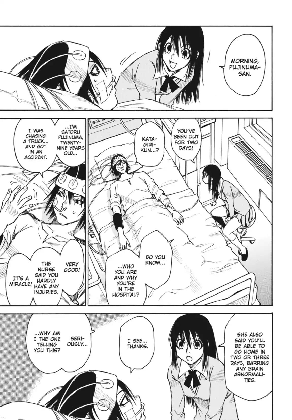 Boku dake ga Inai Machi Chapter 1 page 34 - Chapter 1: Life Flashing Before Your Eyes, May 2006