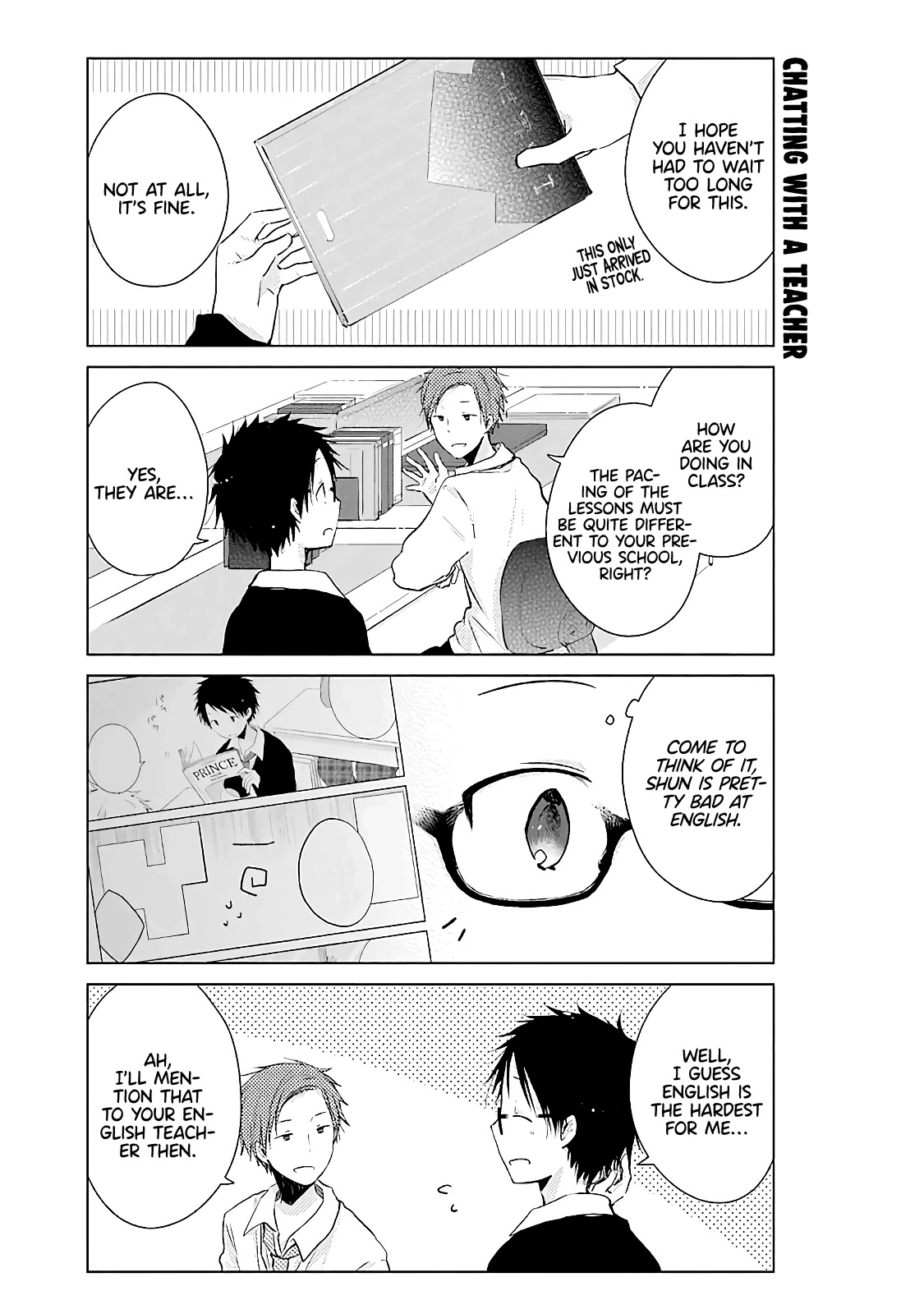 Boku ga Boku de Aru Tame ni Chapter 10 page 12 - Chapter 10: side.A: A day in the life of “me” and I. side.B: A day in the life of me and “I”.