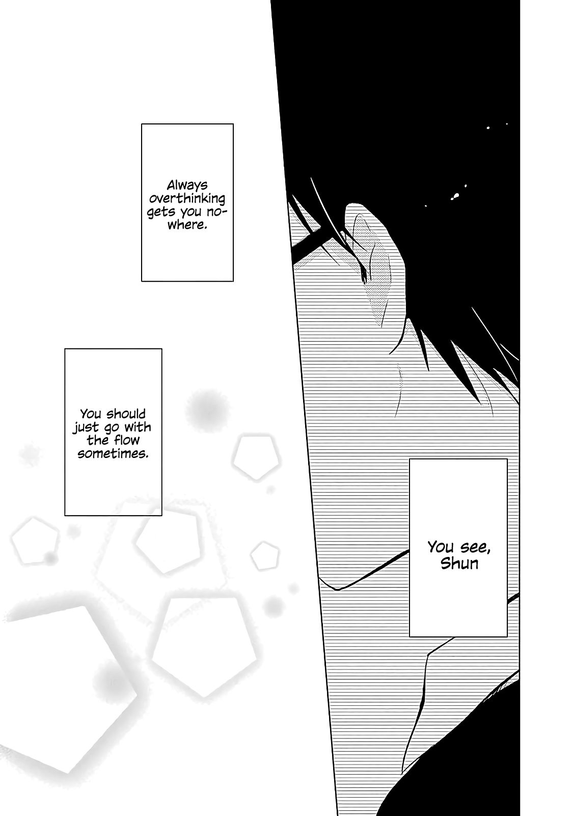 Boku ga Boku de Aru Tame ni Chapter 10 page 15 - Chapter 10: side.A: A day in the life of “me” and I. side.B: A day in the life of me and “I”.