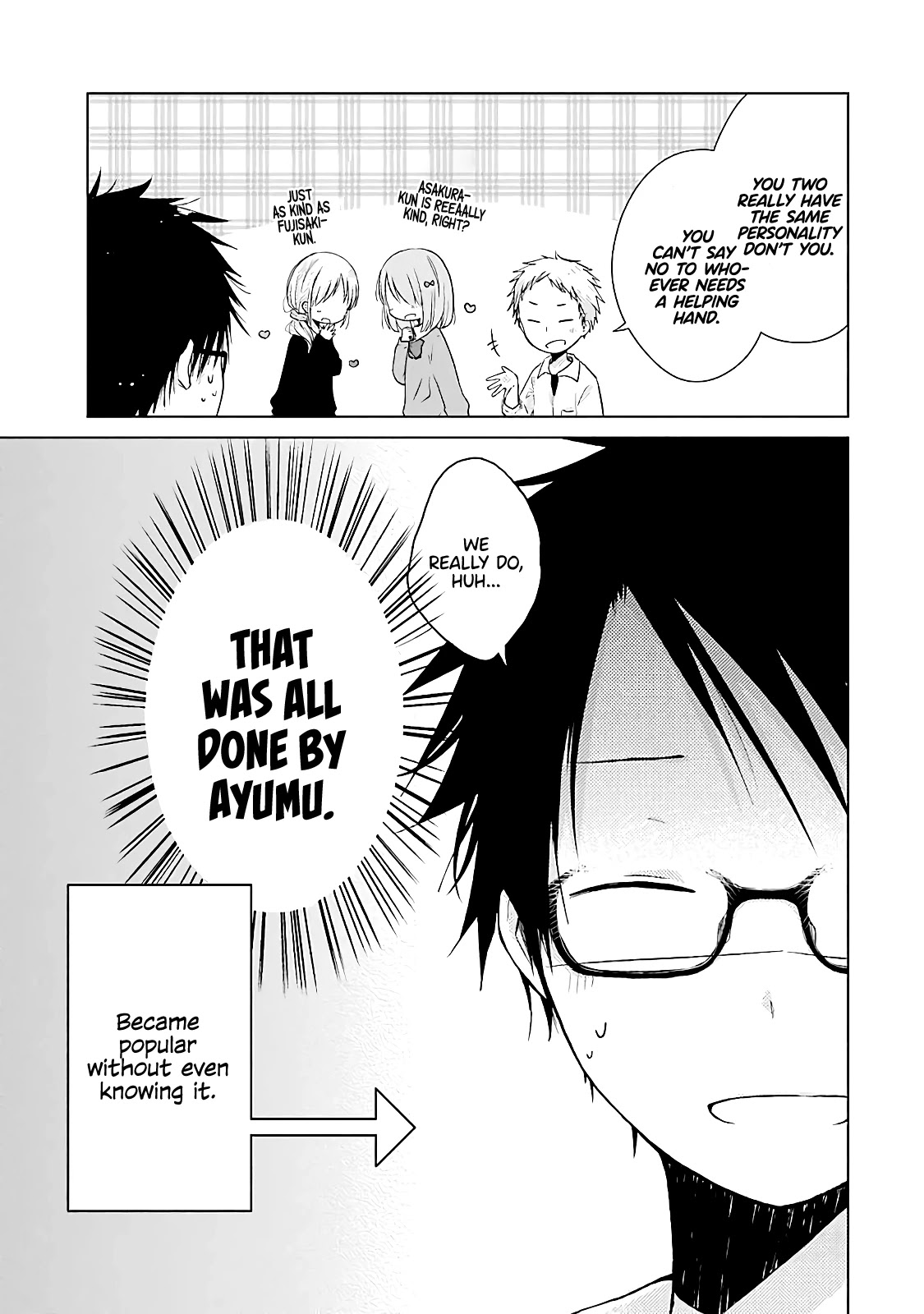 Boku ga Boku de Aru Tame ni Chapter 10 page 18 - Chapter 10: side.A: A day in the life of “me” and I. side.B: A day in the life of me and “I”.