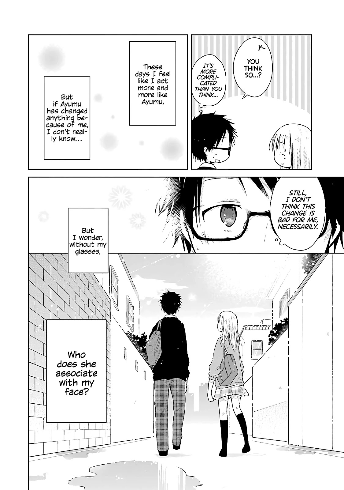 Boku ga Boku de Aru Tame ni Chapter 10 page 32 - Chapter 10: side.A: A day in the life of “me” and I. side.B: A day in the life of me and “I”.