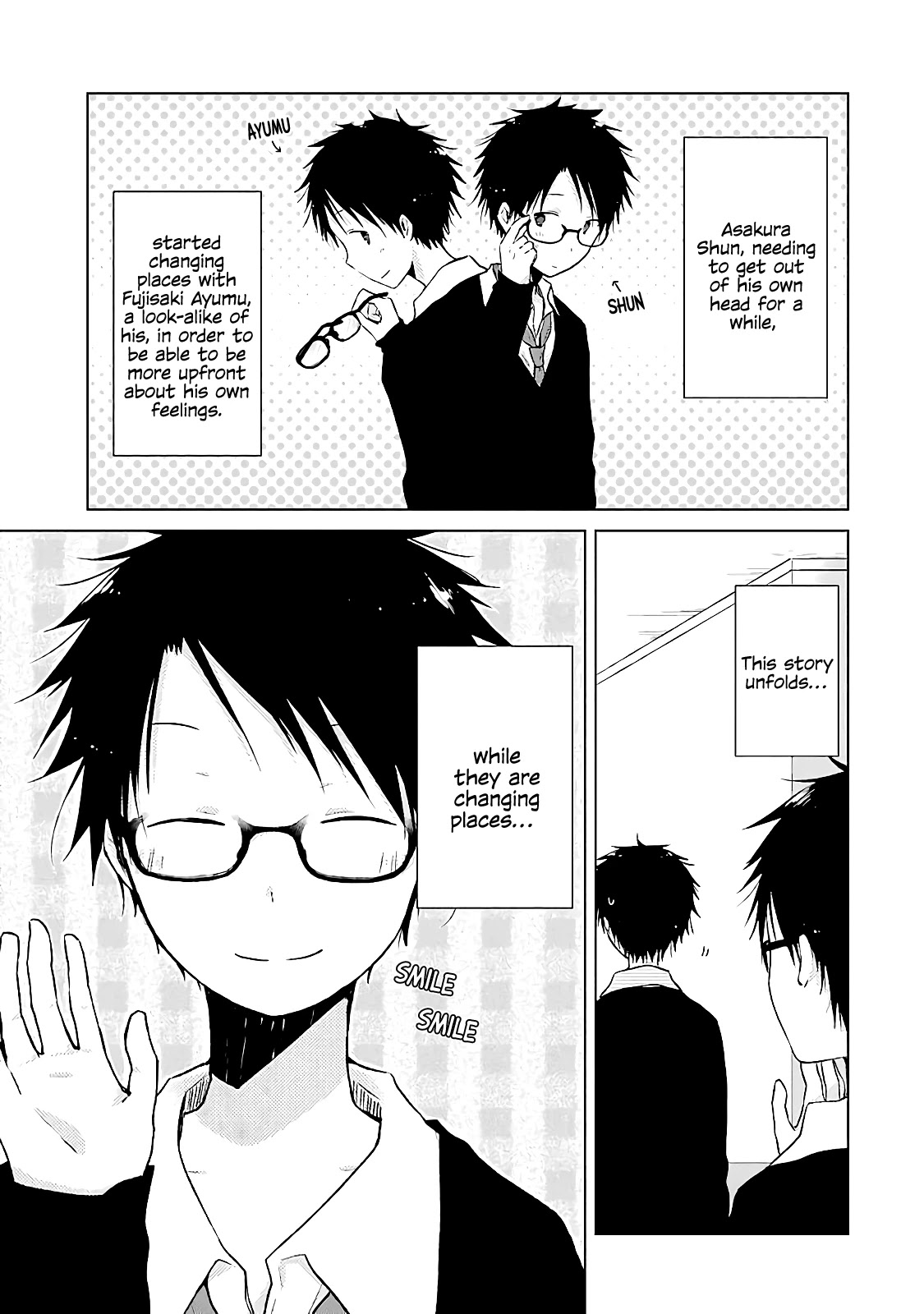Boku ga Boku de Aru Tame ni Chapter 10 page 8 - Chapter 10: side.A: A day in the life of “me” and I. side.B: A day in the life of me and “I”.
