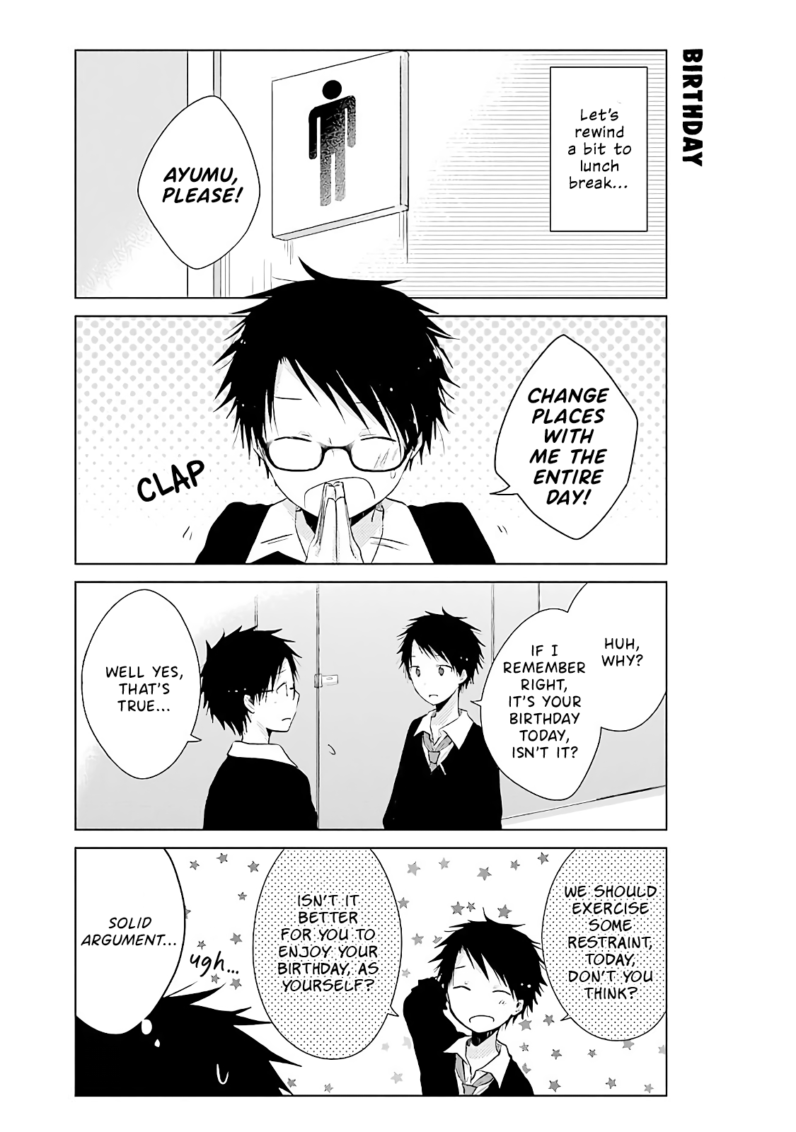 Boku ga Boku de Aru Tame ni Chapter 14 page 3 - Chapter 14: "Happy Birthday" - Again.