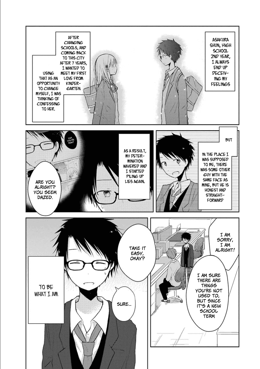 Boku ga Boku de Aru Tame ni Chapter 2 page 2 - Chapter 2: "Lies" and Truth