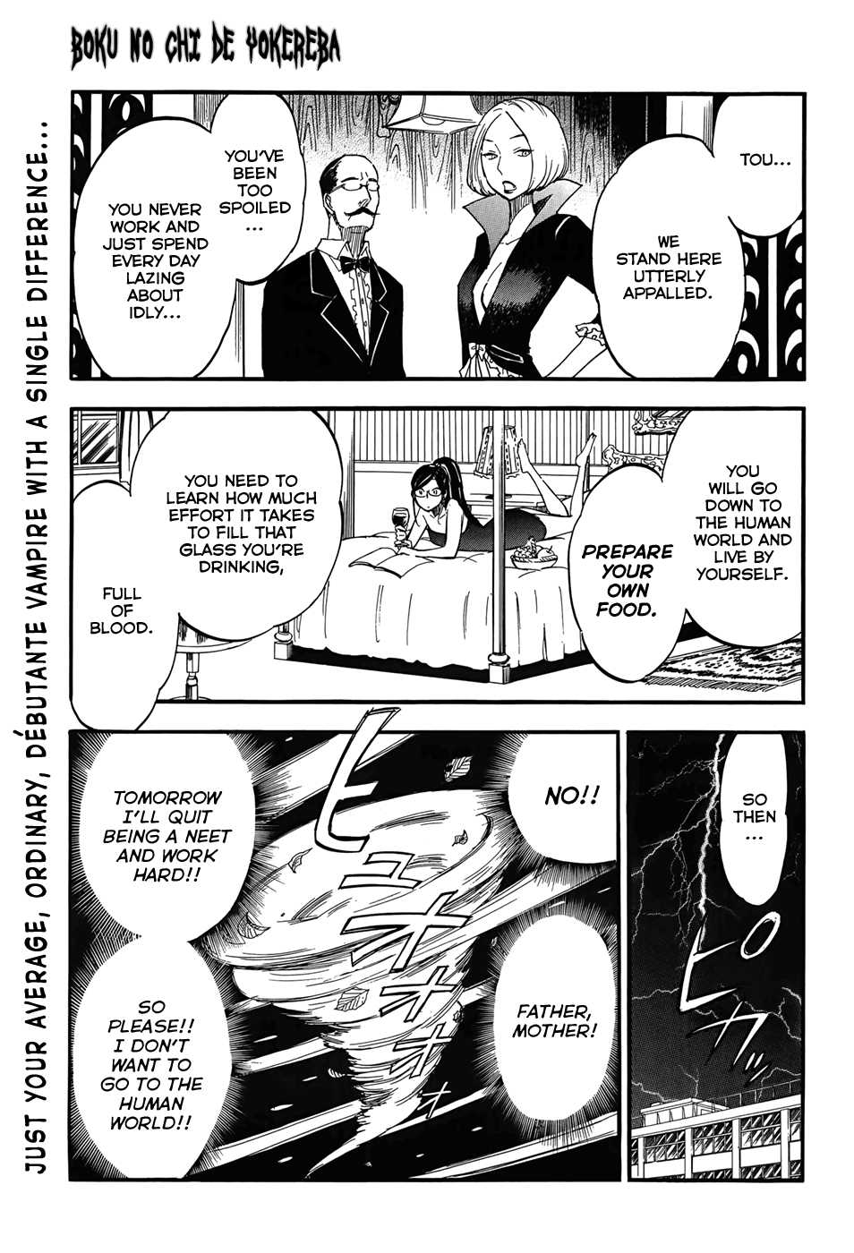 Boku no Chi de Yokereba Chapter 0.2 page 1 - Chapter 0 v2 : [Oneshot]