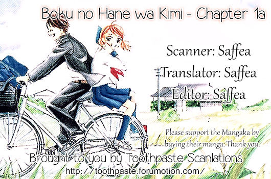 Boku no Hane wa Kimi Chapter 1.1 page 1 - Chapter 1.1
