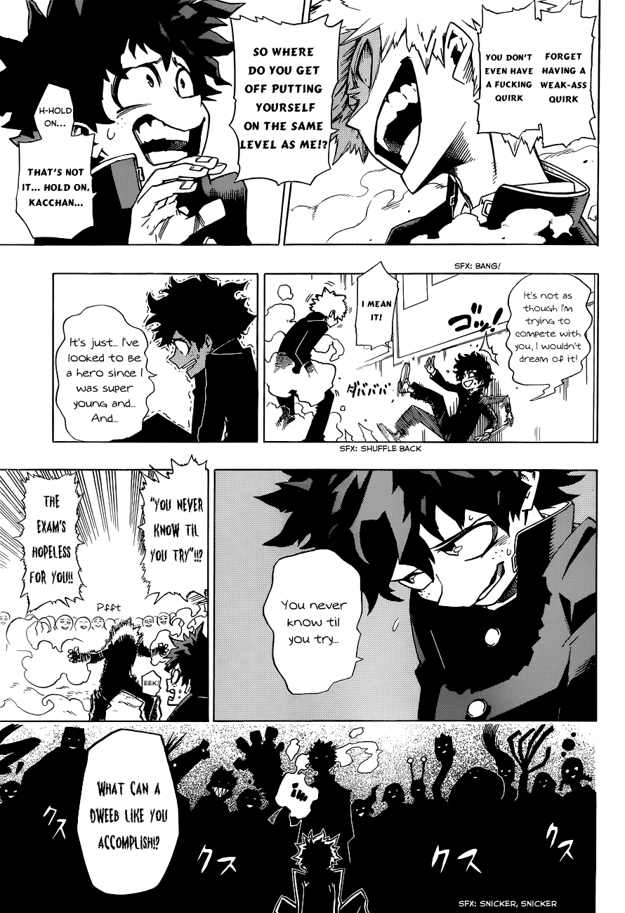 Boku no Hero Academia Chapter 1 page 12 - Chapter 1: Midoriya Izuku: The Origin