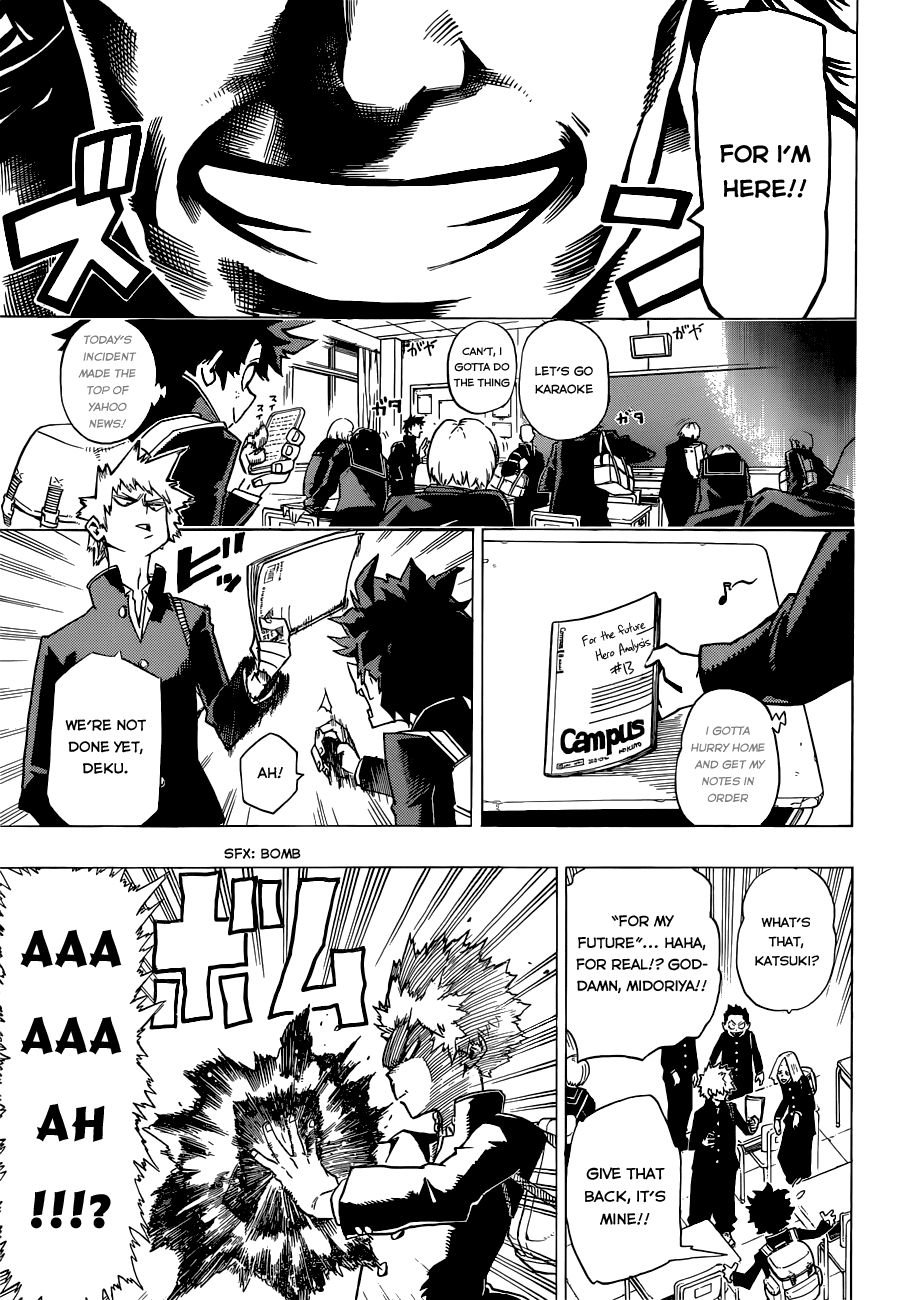 Boku no Hero Academia Chapter 1 page 14 - Chapter 1: Midoriya Izuku: The Origin