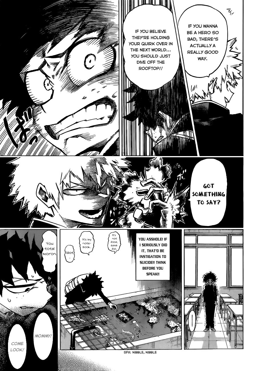 Boku no Hero Academia Chapter 1 page 16 - Chapter 1: Midoriya Izuku: The Origin