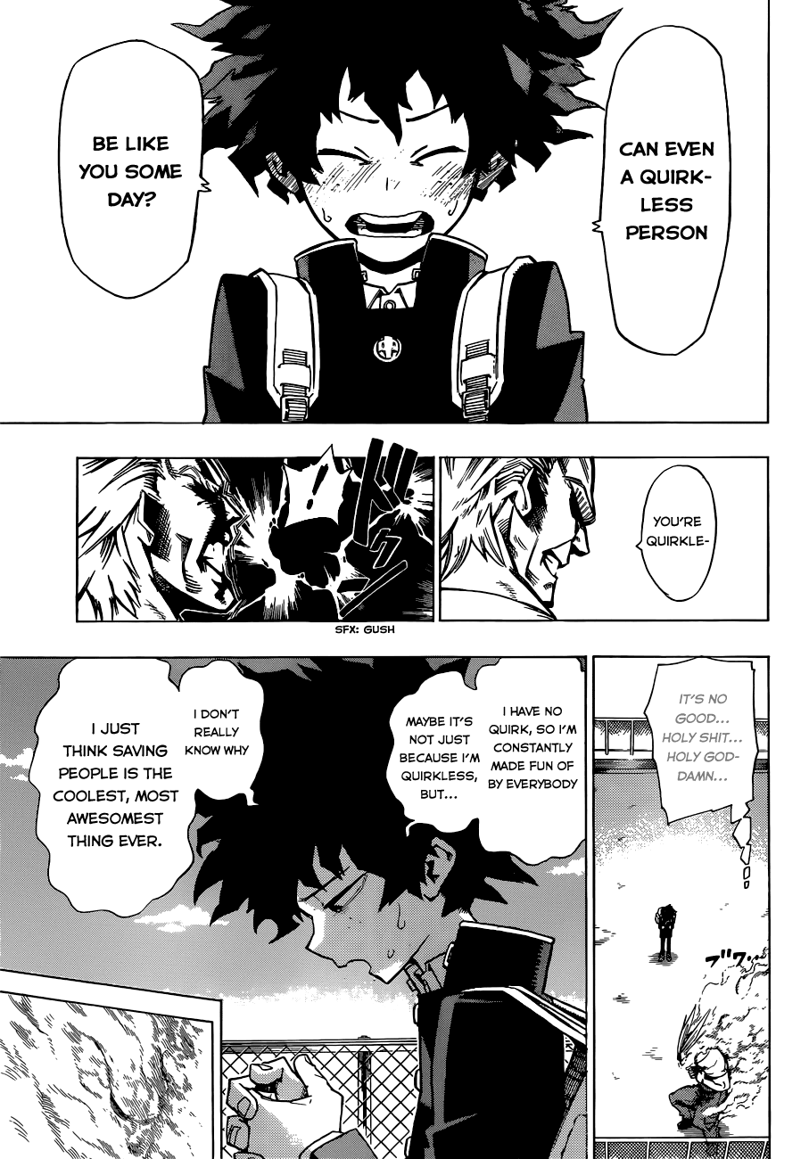 Boku no Hero Academia Chapter 1 page 30 - Chapter 1: Midoriya Izuku: The Origin