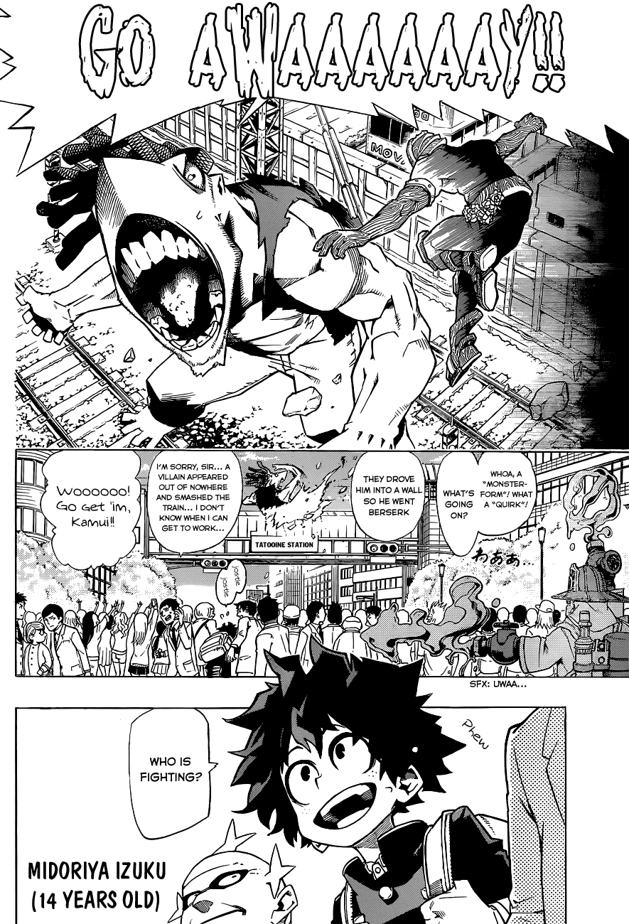 Boku no Hero Academia Chapter 1 page 5 - Chapter 1: Midoriya Izuku: The Origin