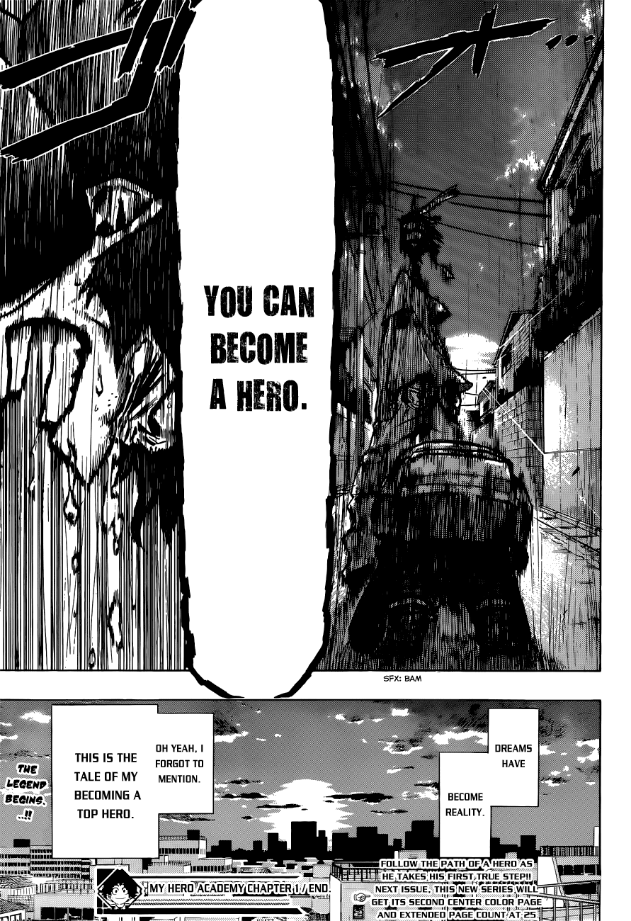 Boku no Hero Academia Chapter 1 page 52 - Chapter 1: Midoriya Izuku: The Origin