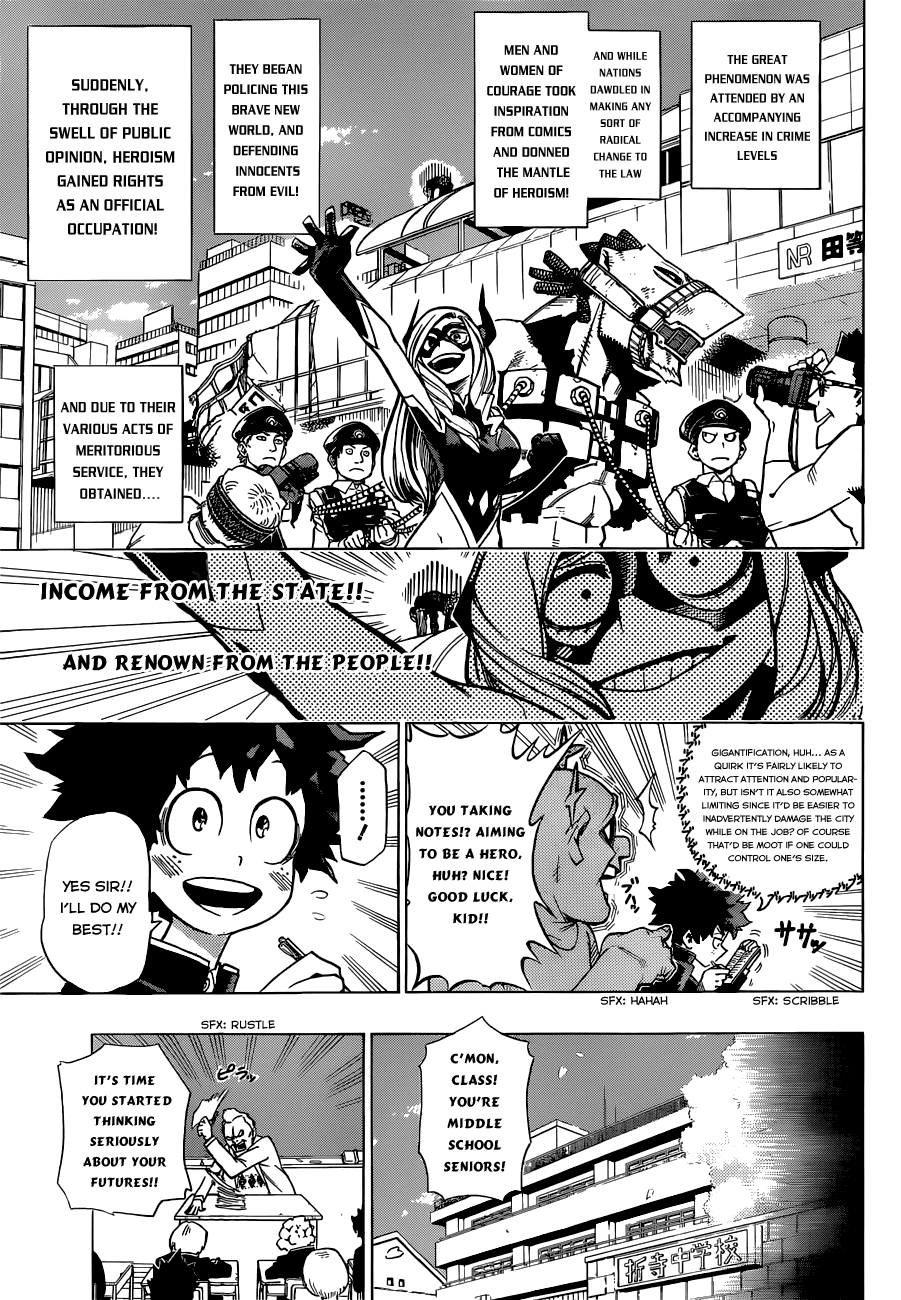 Boku no Hero Academia Chapter 1 page 8 - Chapter 1: Midoriya Izuku: The Origin