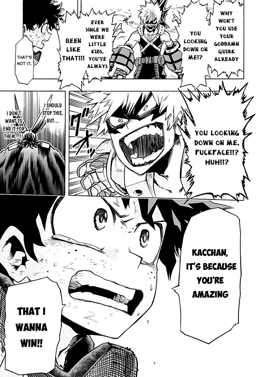 Boku no Hero Academia Chapter 10 page 11 - Chapter 10: Bakugo Snaps